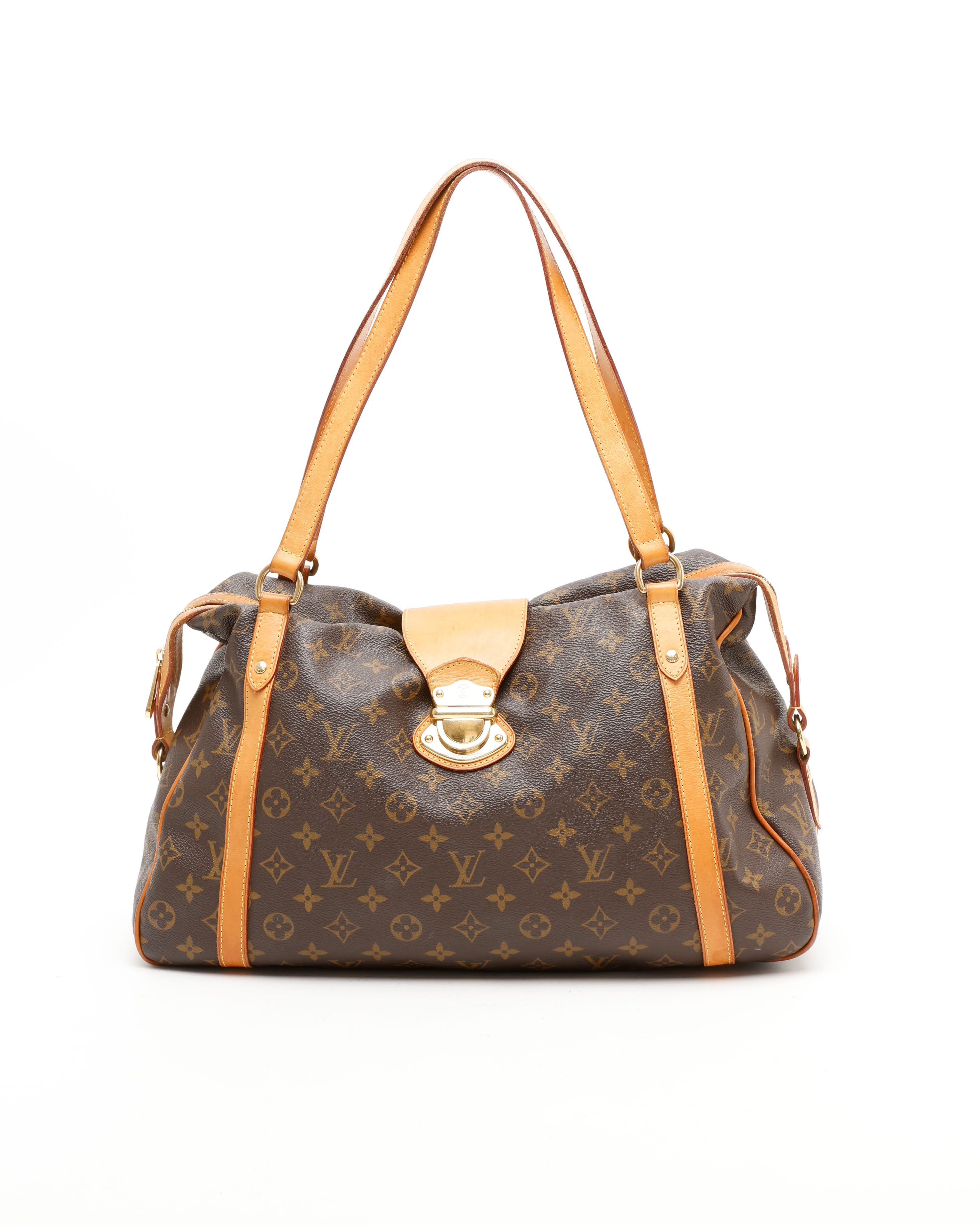 Pre-owned Louis Vuitton Monogram Stresa Pm Bag In Brown