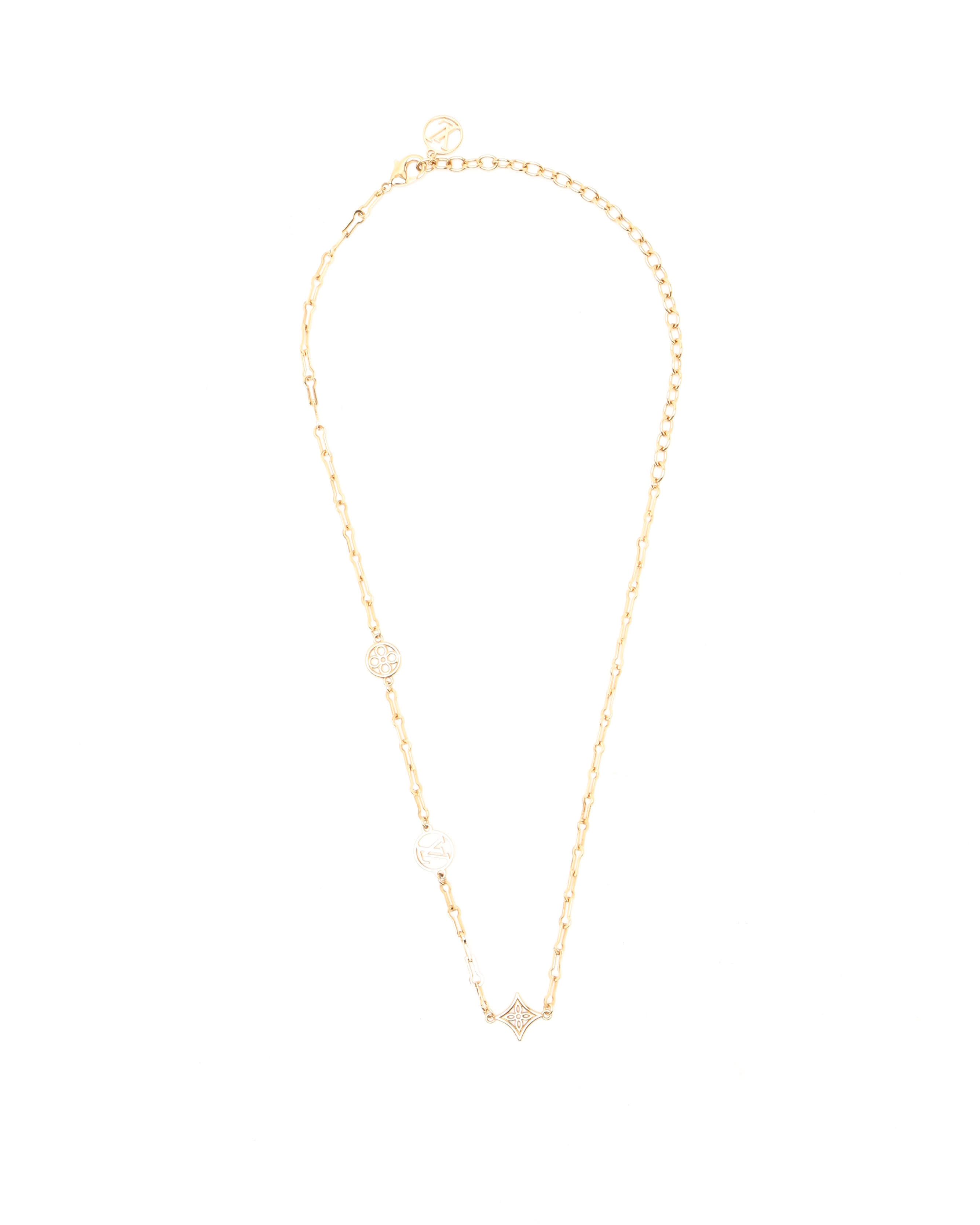 Pre-owned Louis Vuitton Forever Young Necklace In Gold