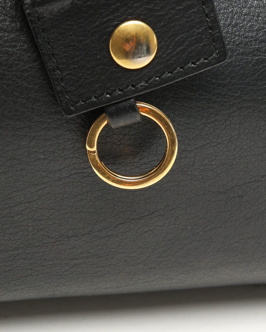 Saint Laurent Monogram Cabas Y Bag In Black