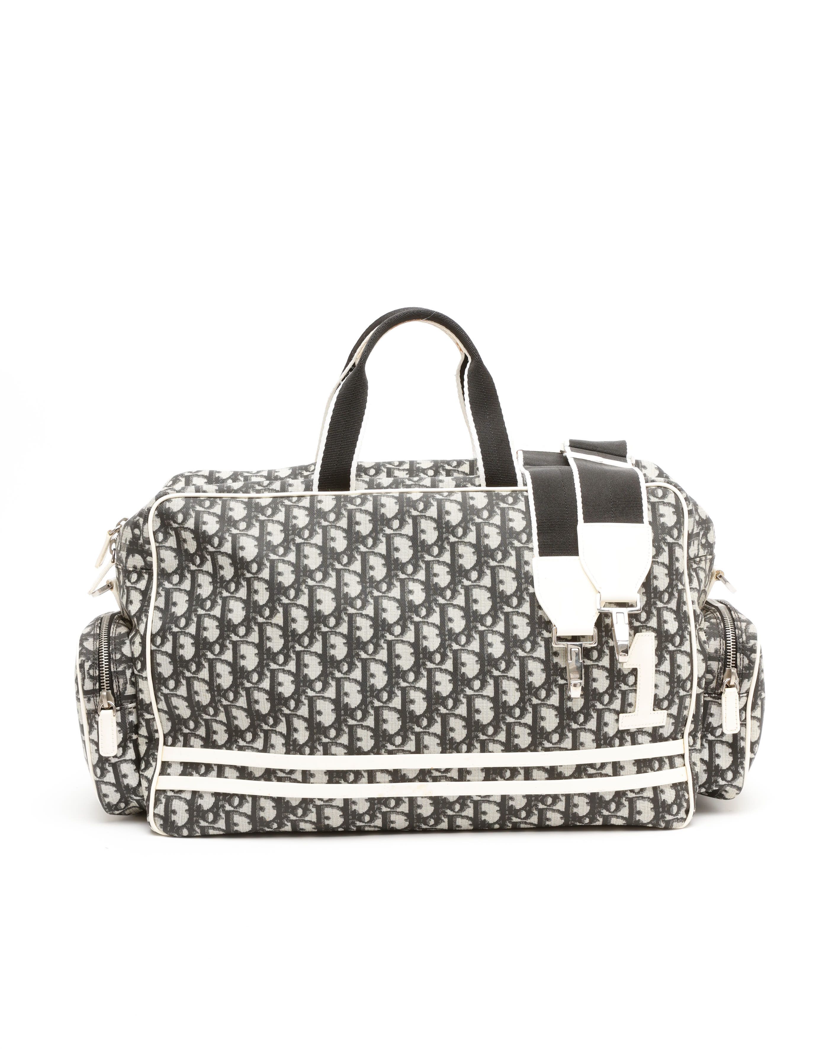 Dior Christian  Trotter Weekend Bag In Multi