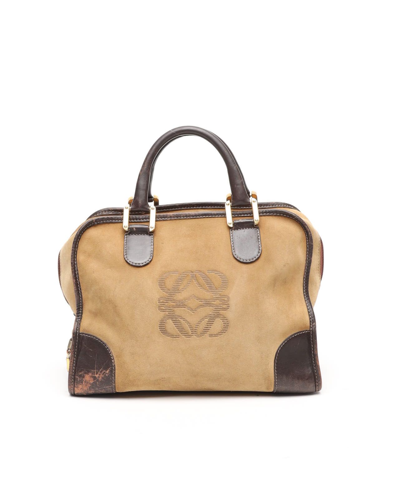 Loewe Amazona Suede Bag