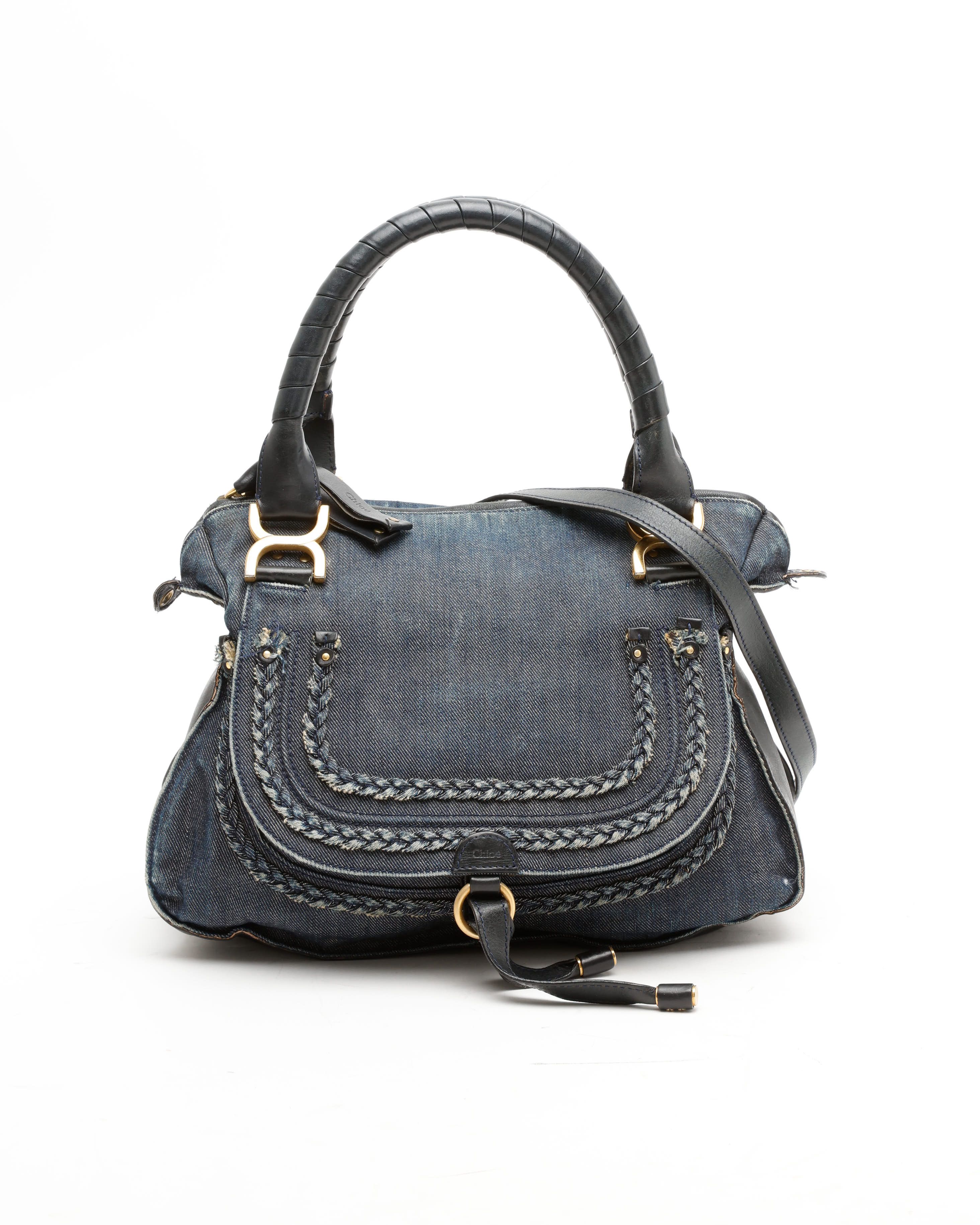 Chloé Medium Denim Marcie Bag