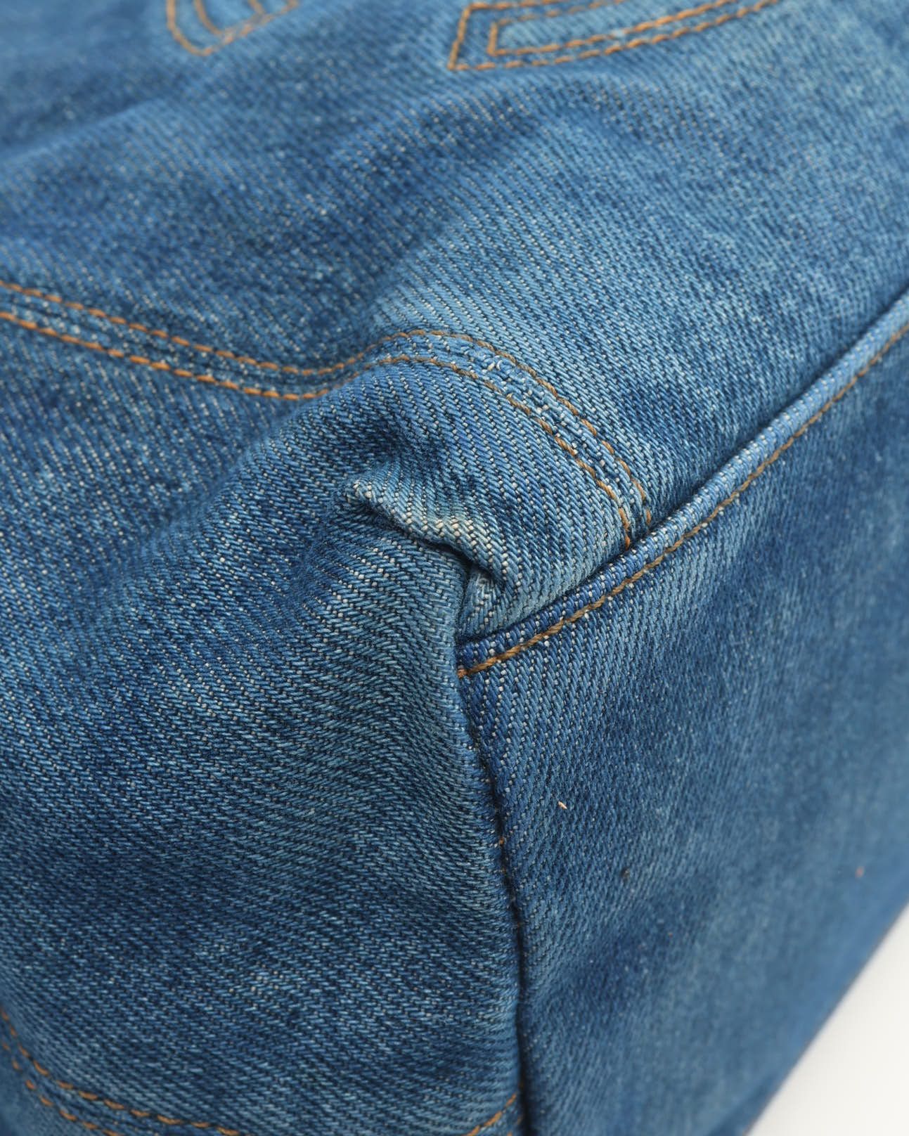 CHANEL Pre-owned Cc Denim Tote Bag In Blue