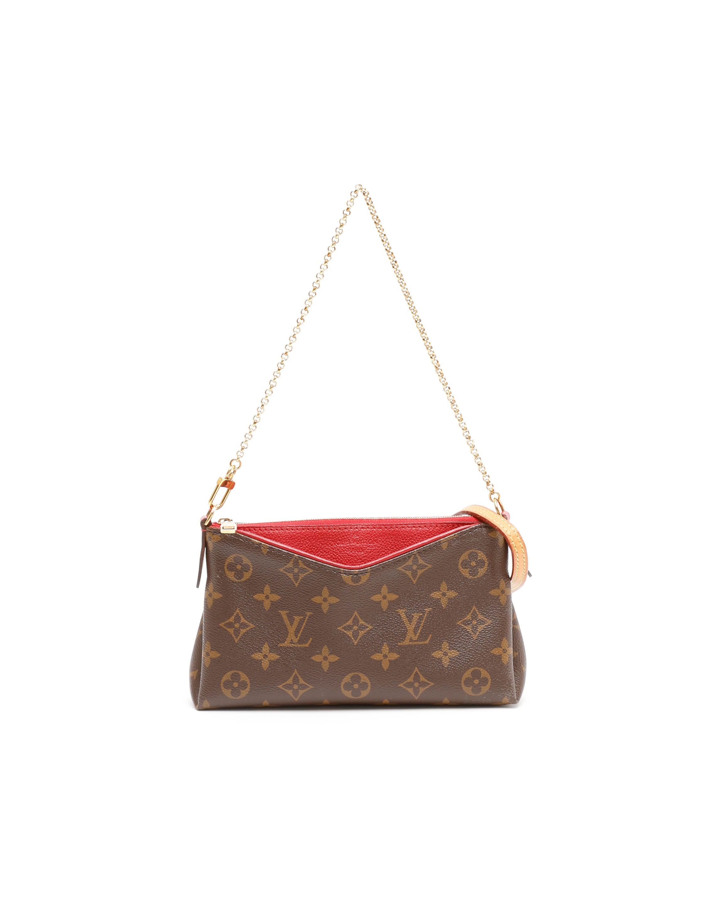 Louis Vuitton Monogram Pallas Clutch Bag