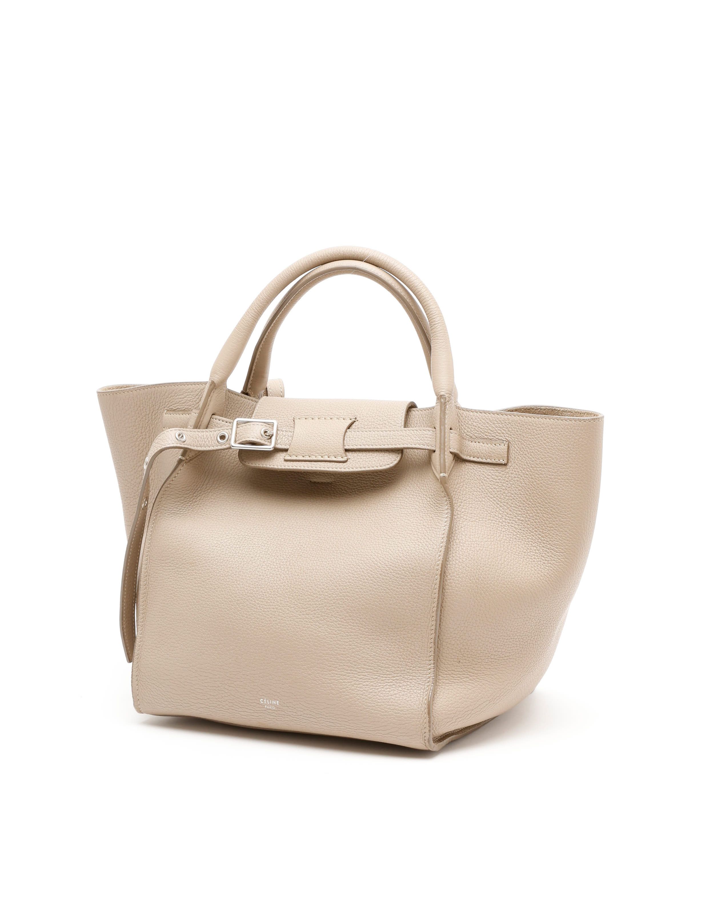 Celine Céline Small Big Bag In Neutral