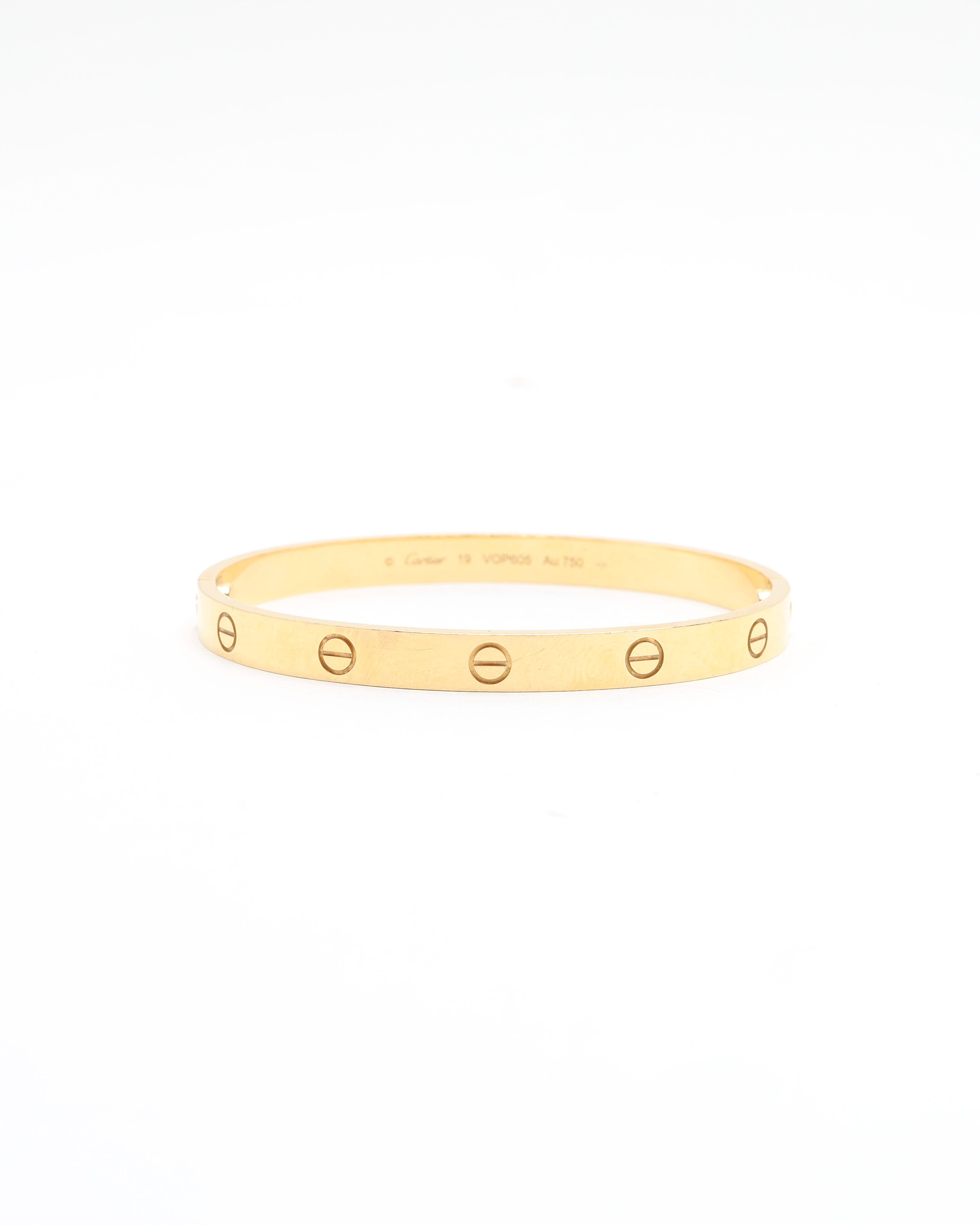 Cartier Love Bracelet, 18kt Gold In Gold