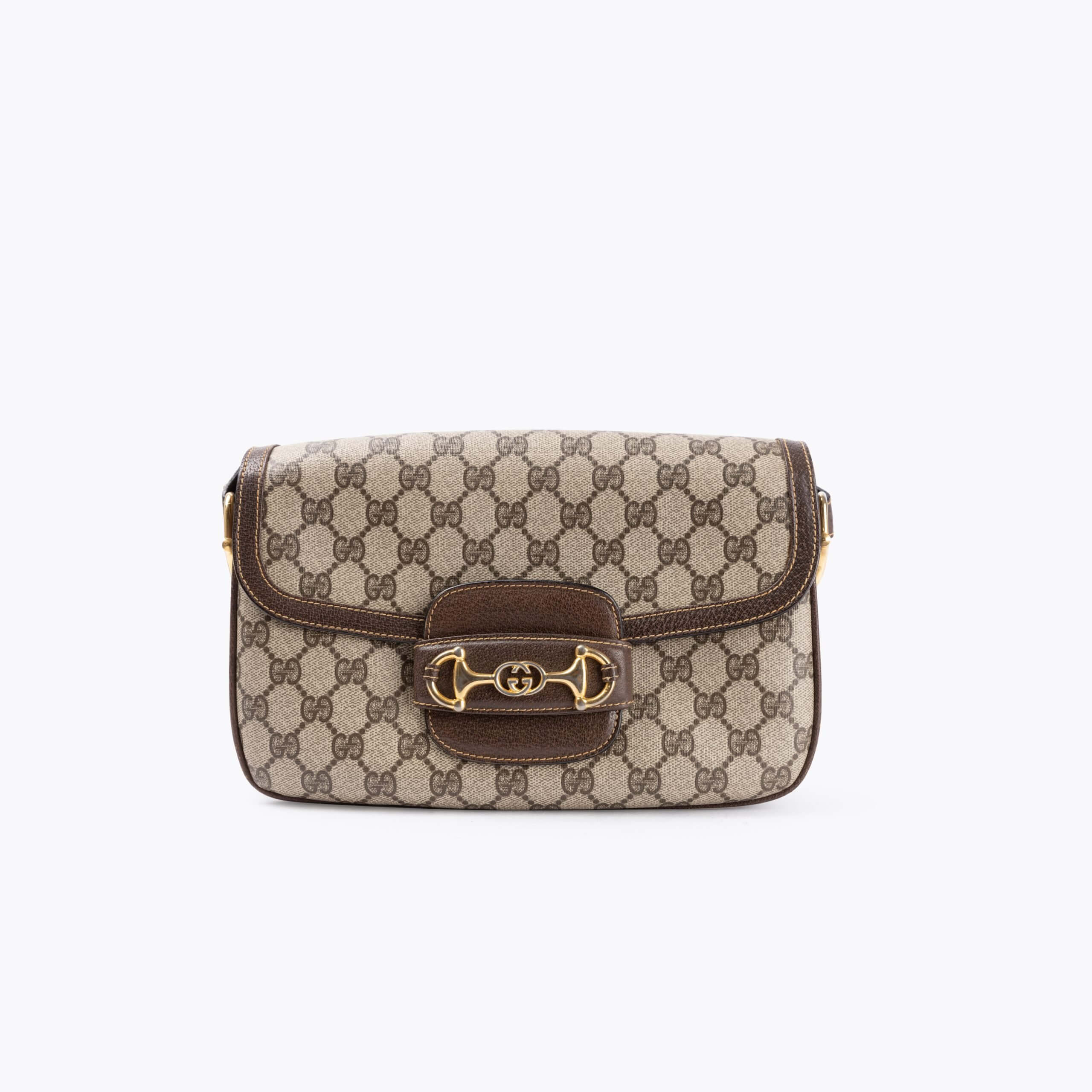 GUCCI Horsebit Shoulder Bag
