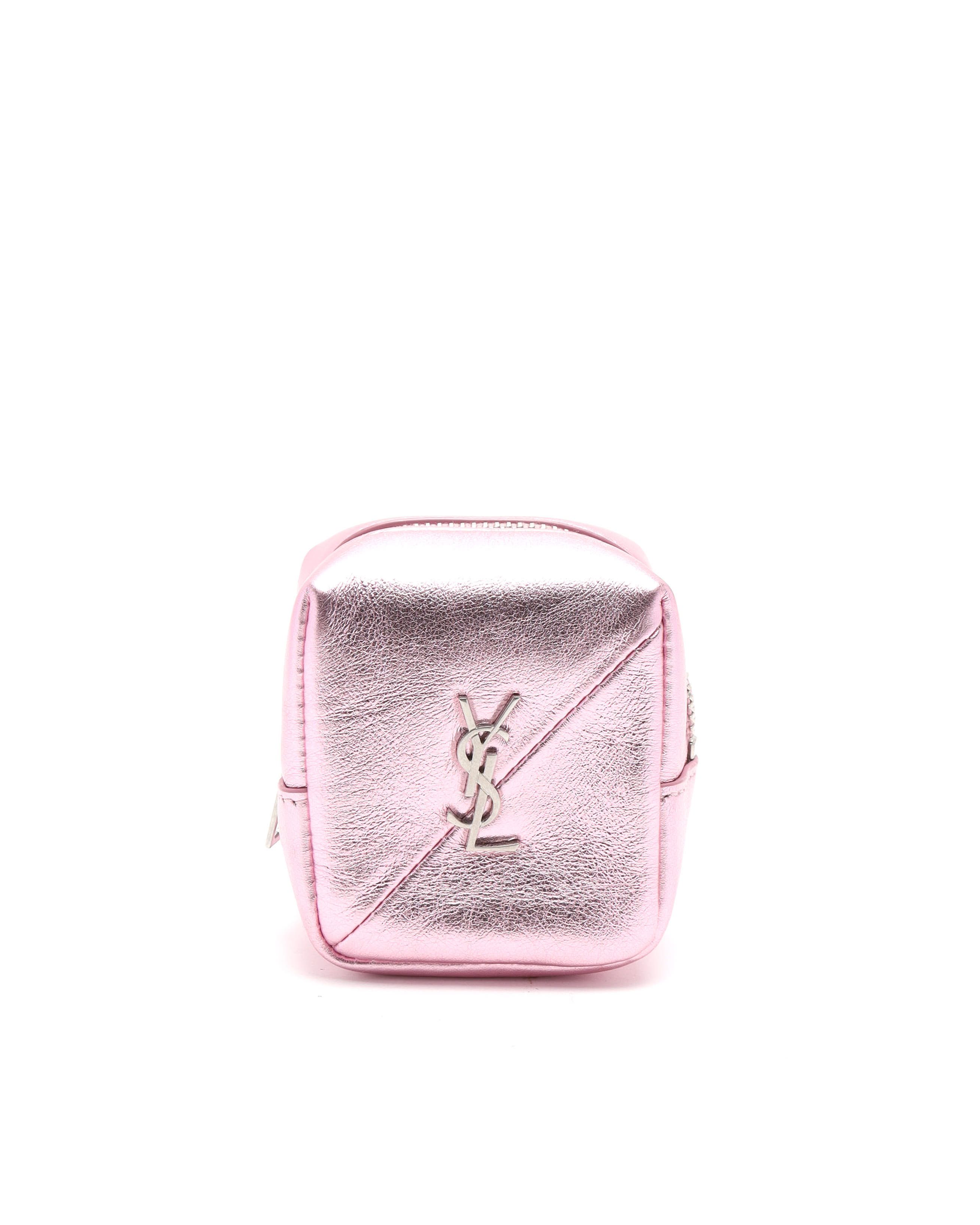 Saint Laurent Coin/key Purse In Pink