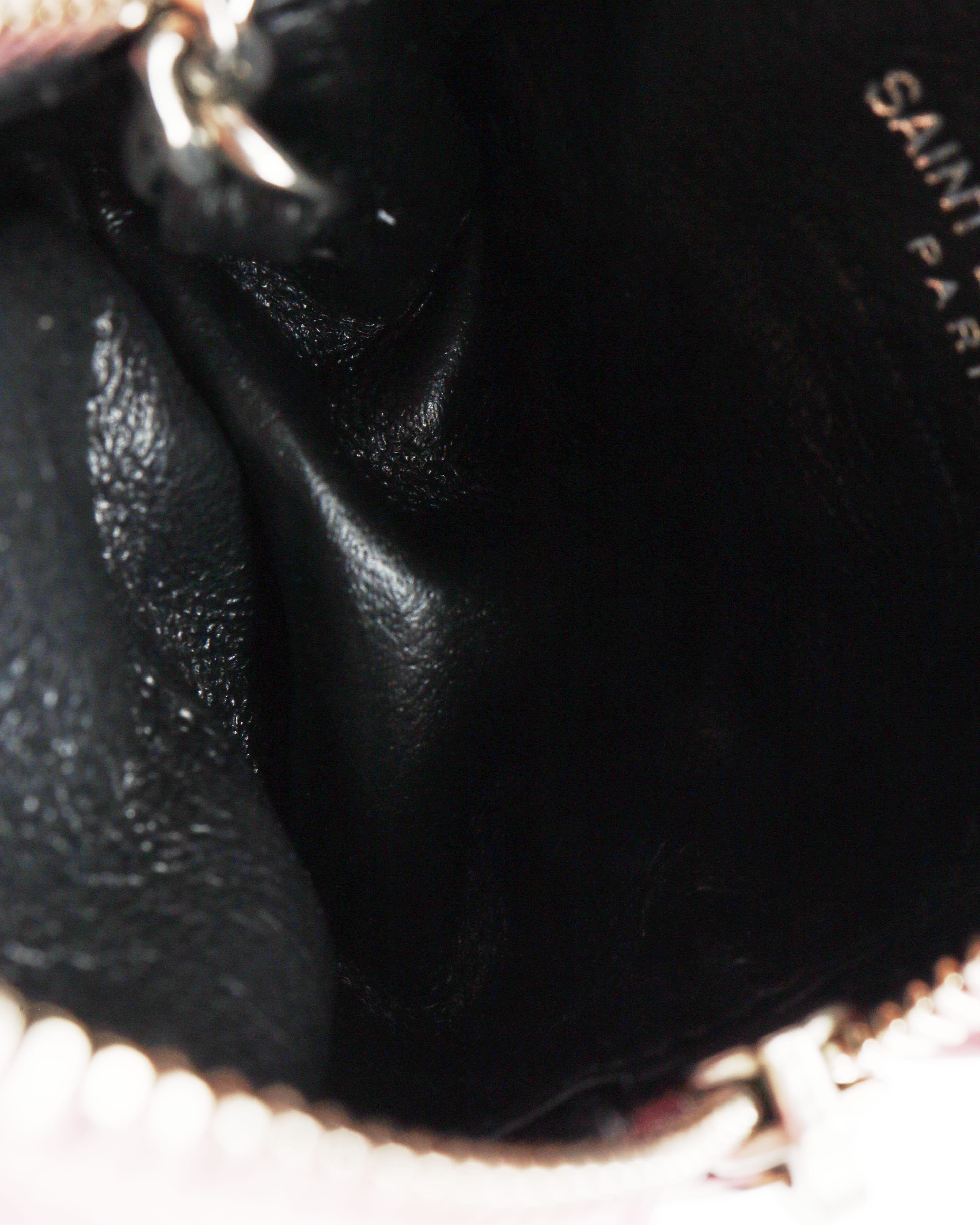 Saint Laurent Coin/key Purse In Pink