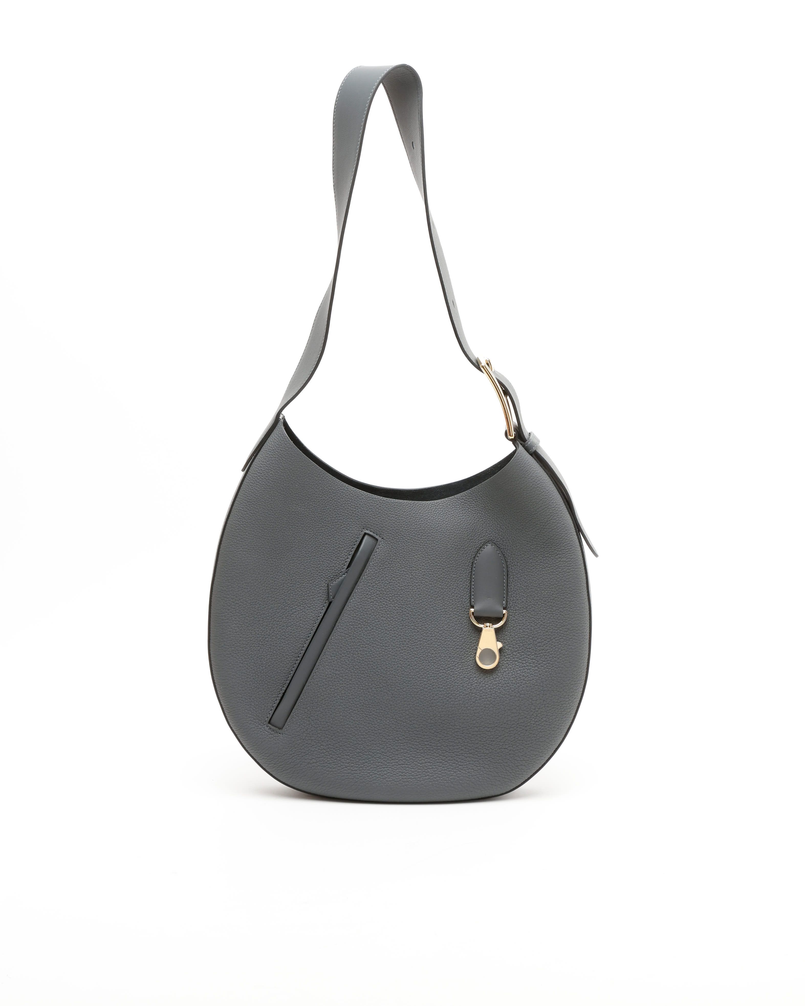 Hermès Arcon Togo Gris Misty Bag