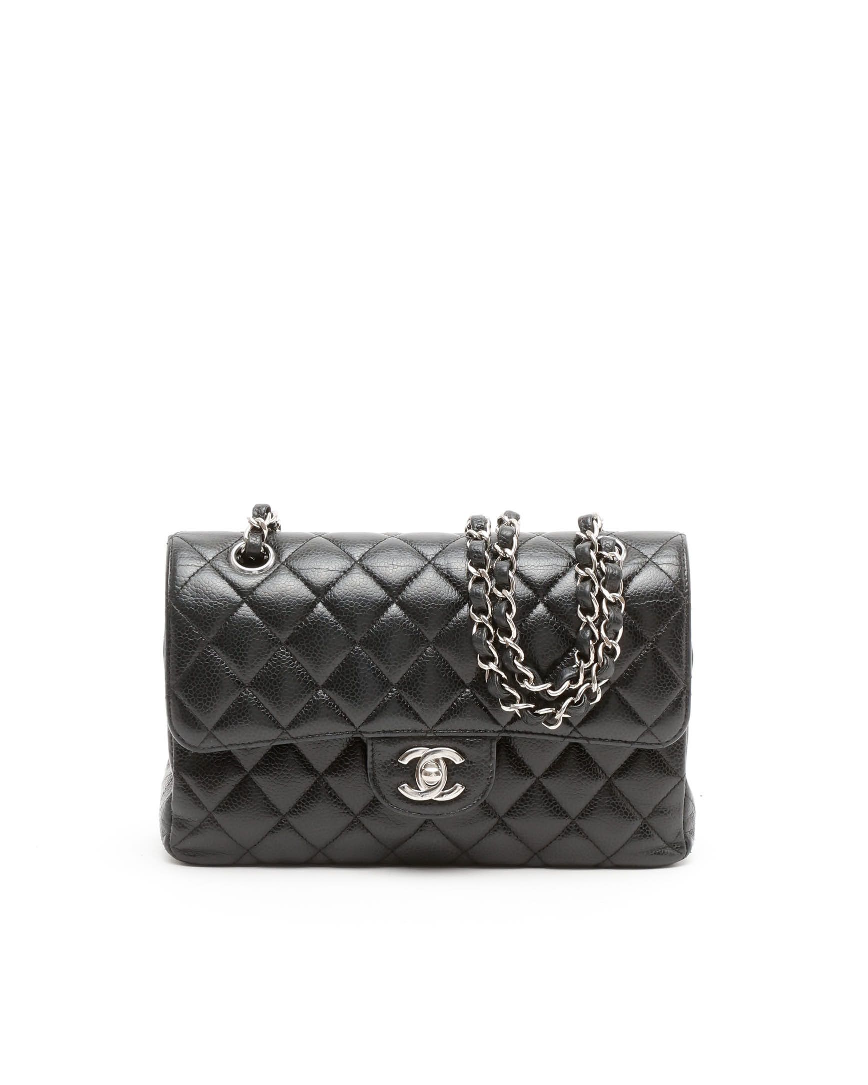Chanel Classic Caviar Small Double Flap Bag
