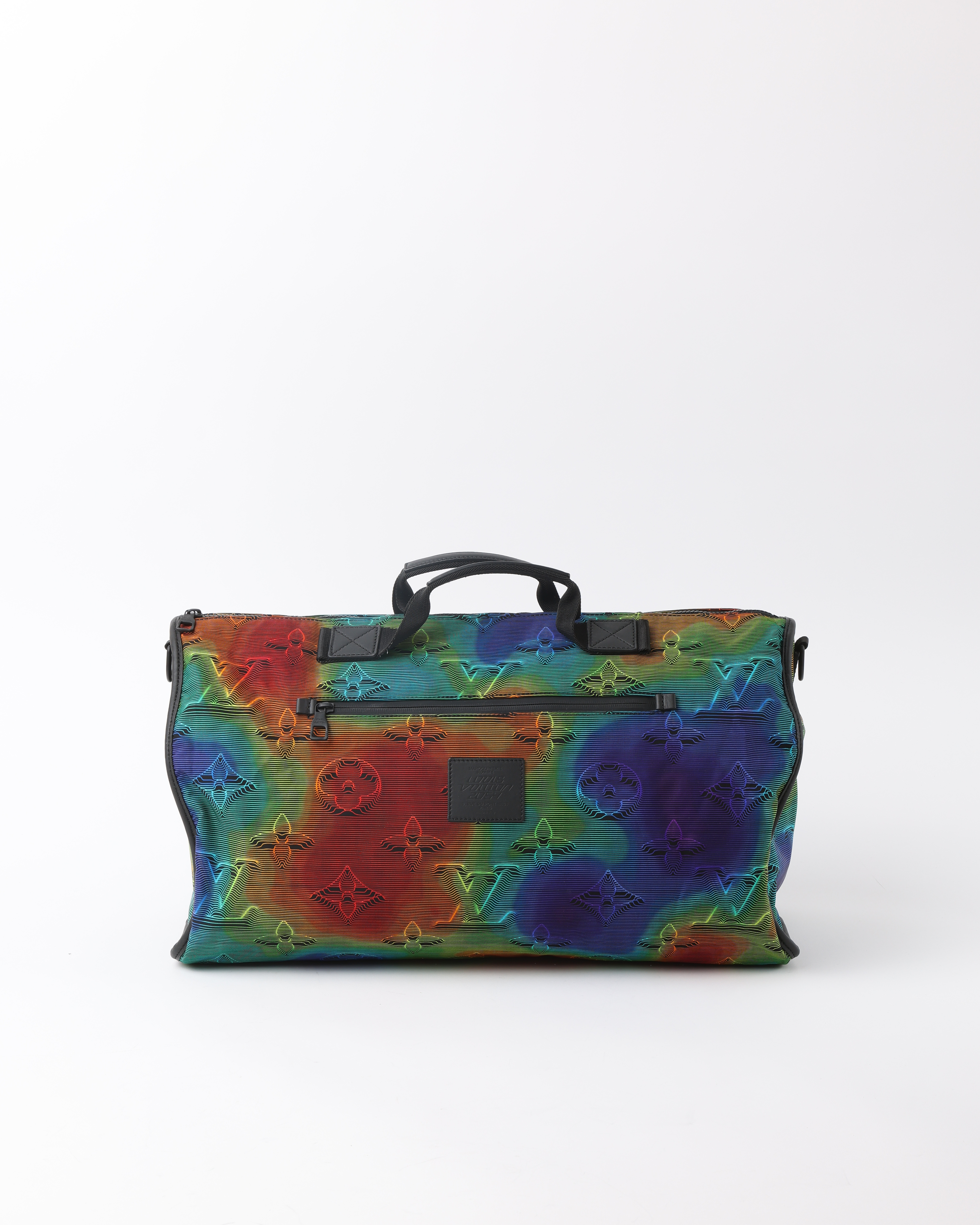 Pre-owned Louis Vuitton 2054 Monogram Keepall Bandouliére 50 Weekend Bag In Multi