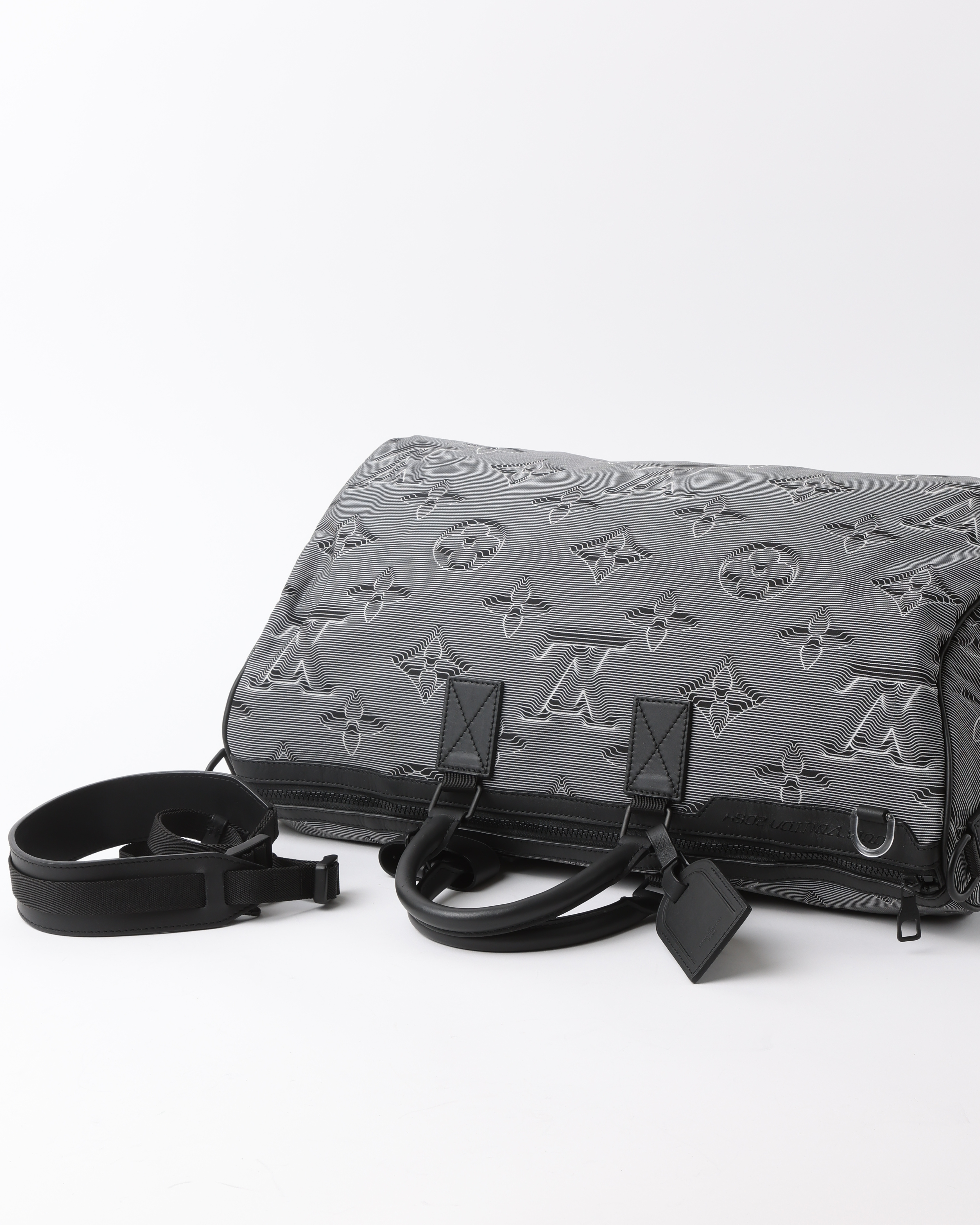 Pre-owned Louis Vuitton 2054 Monogram Keepall Bandouliére 50 Weekend Bag In Multi