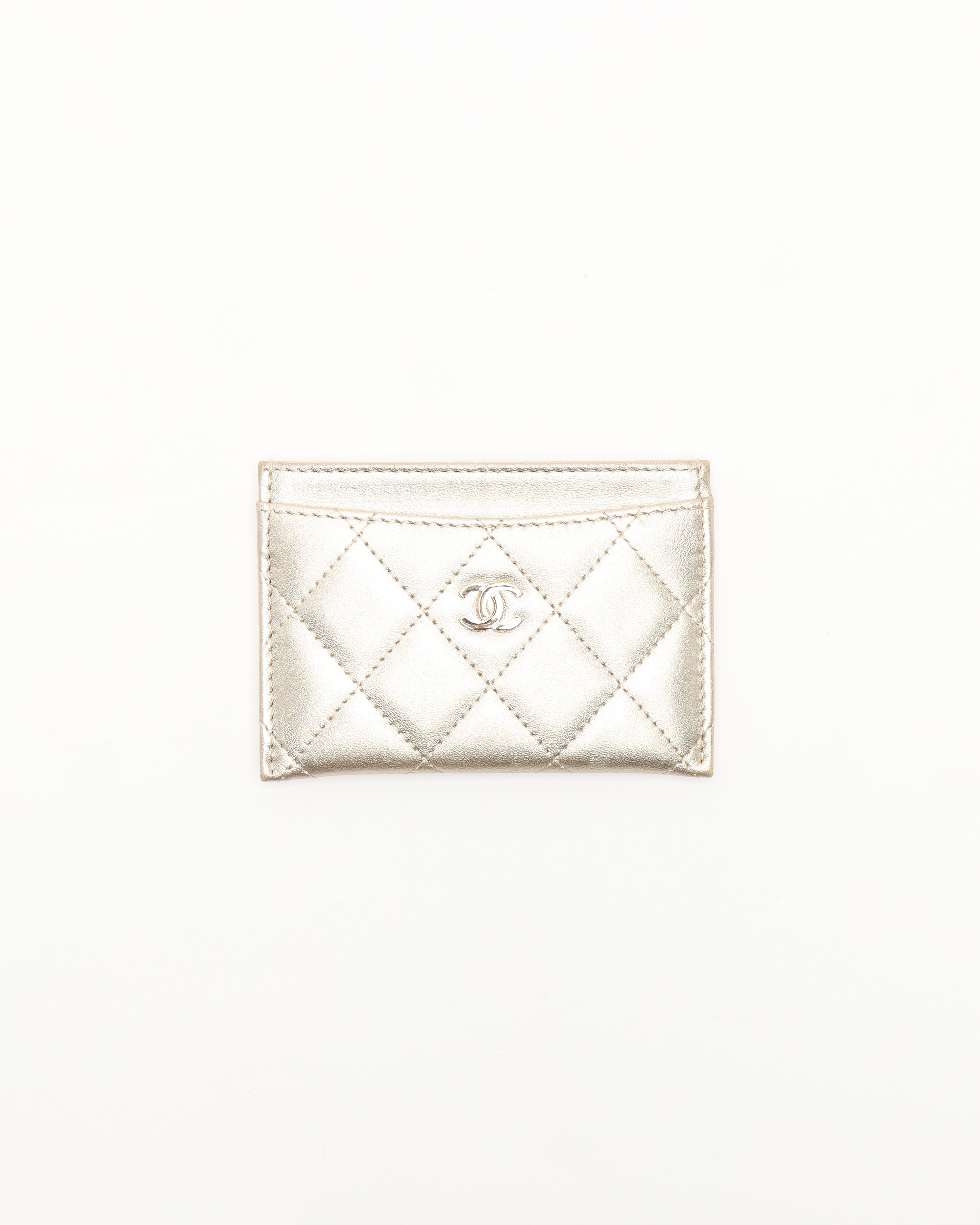 Chanel Coco Mark Matelasse Card Holder