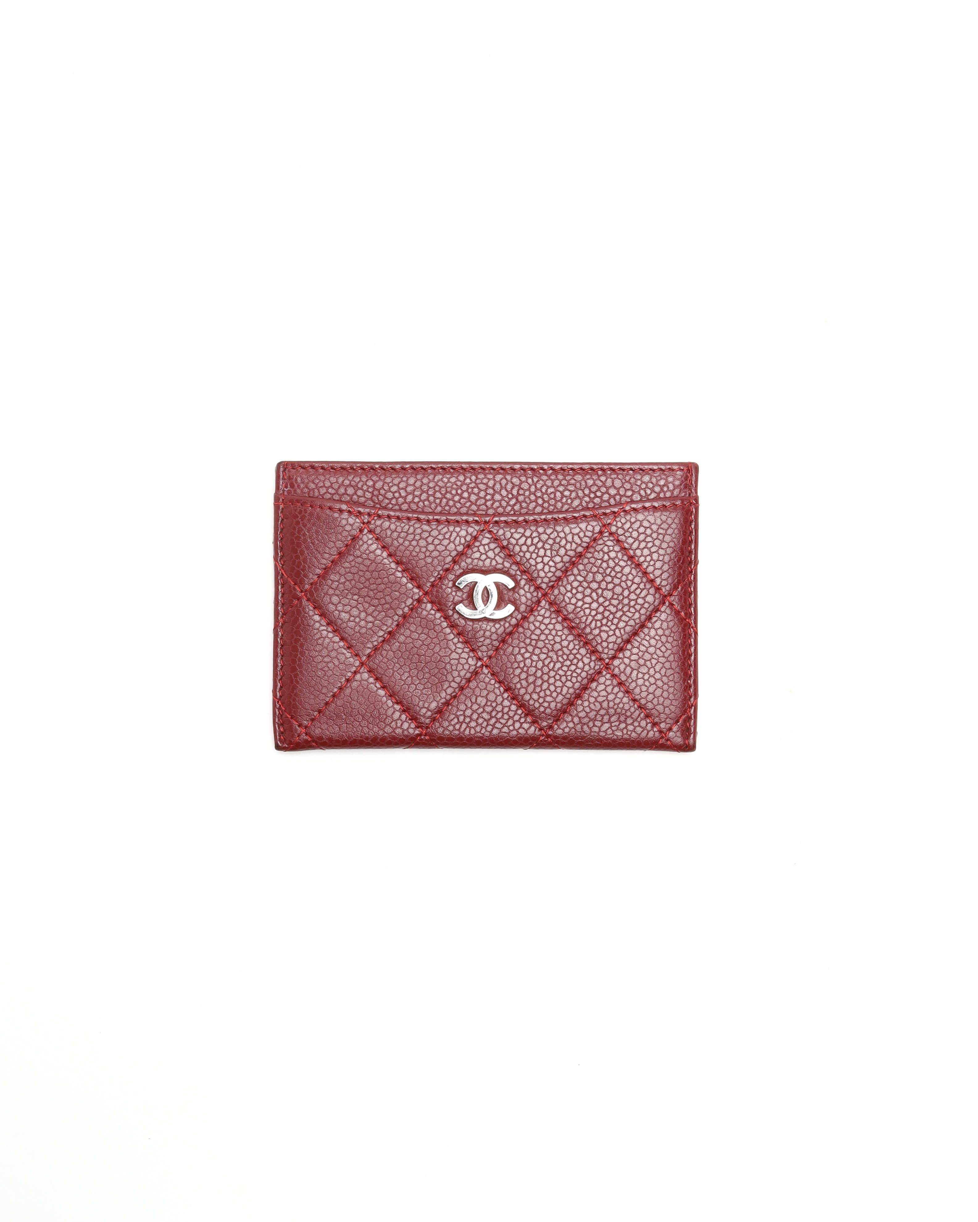 Chanel Coco Mark Matelasse Card Holder