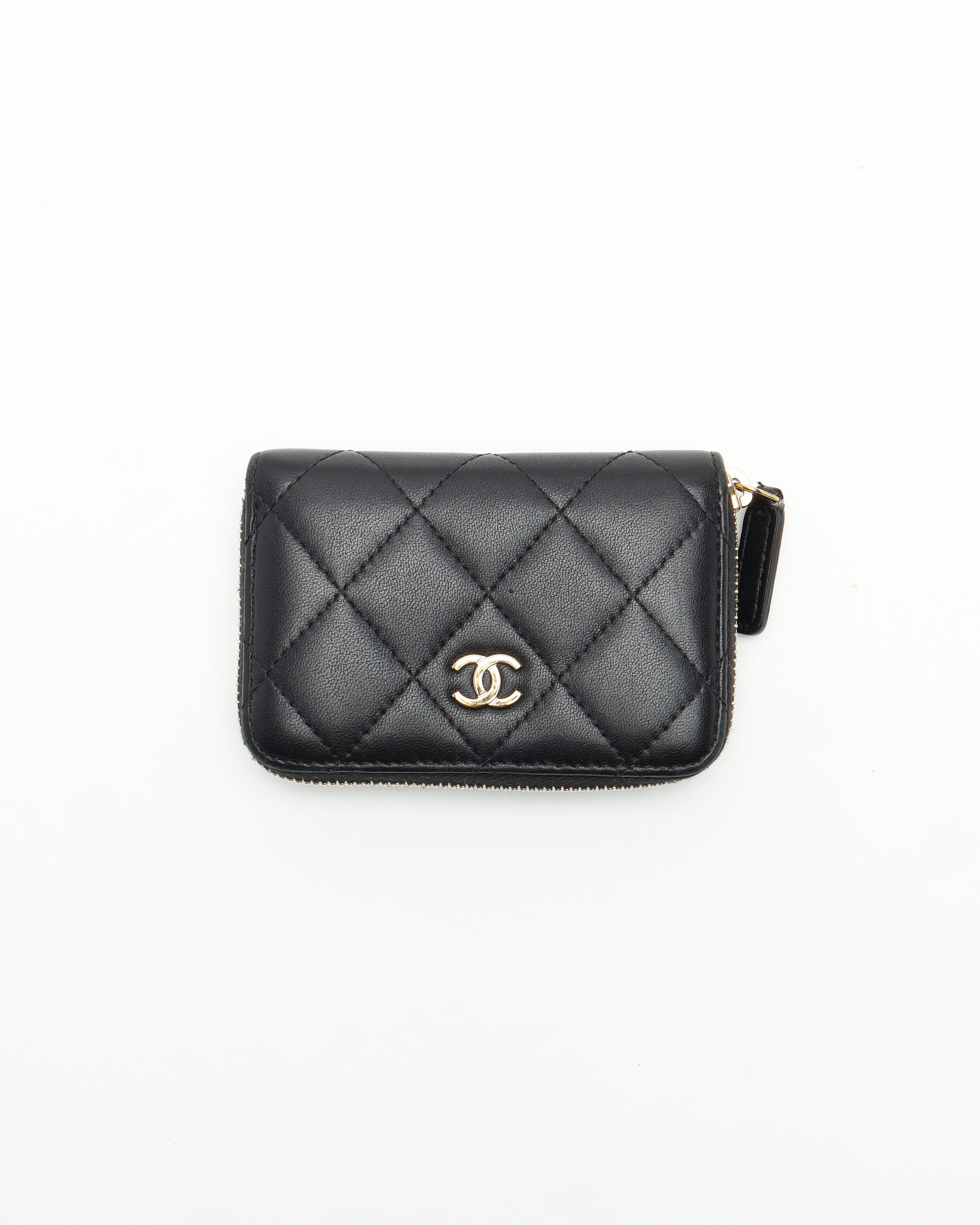 Chanel Zip Around Card Holder