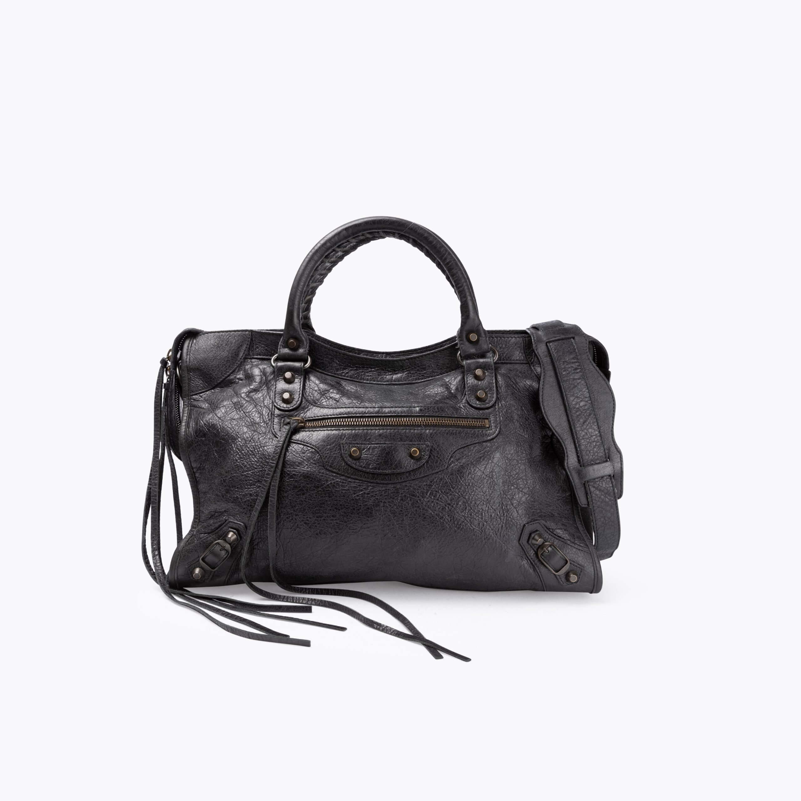 BALENCIAGA Motocross Classic City Shoulder Bag