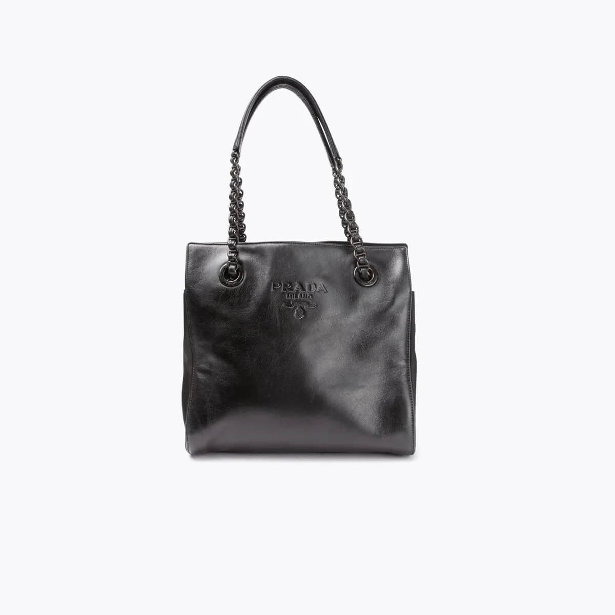 PRADA Leather Tote Bag