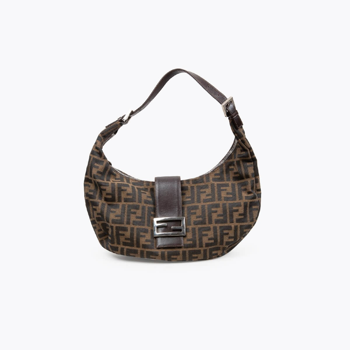 FENDI Zucca Croissant Bag