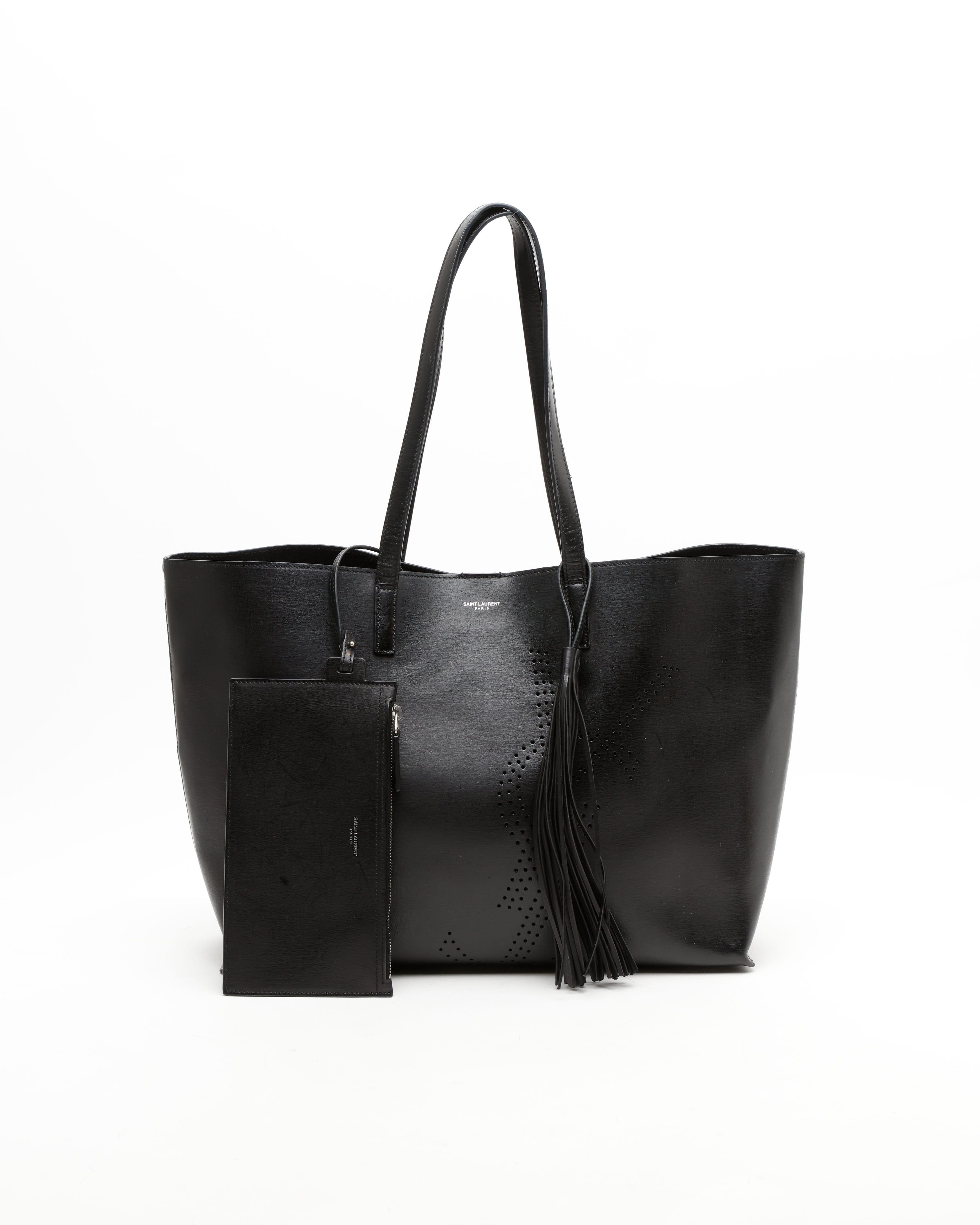Saint Laurent YSL Perforated Tote Bag