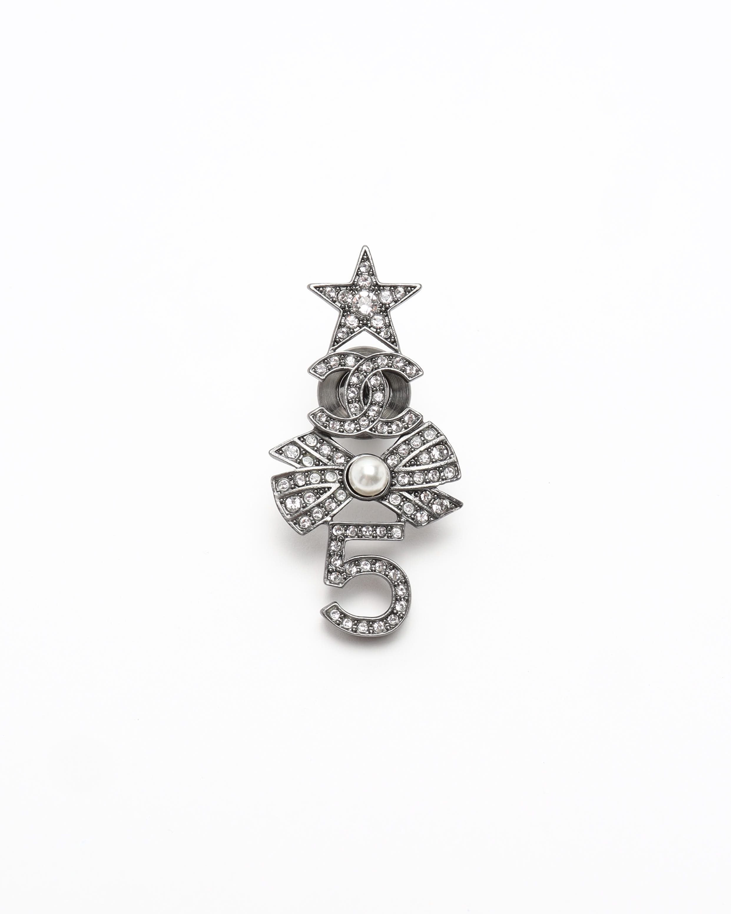 Chanel No 5 Rhinestone Brooch
