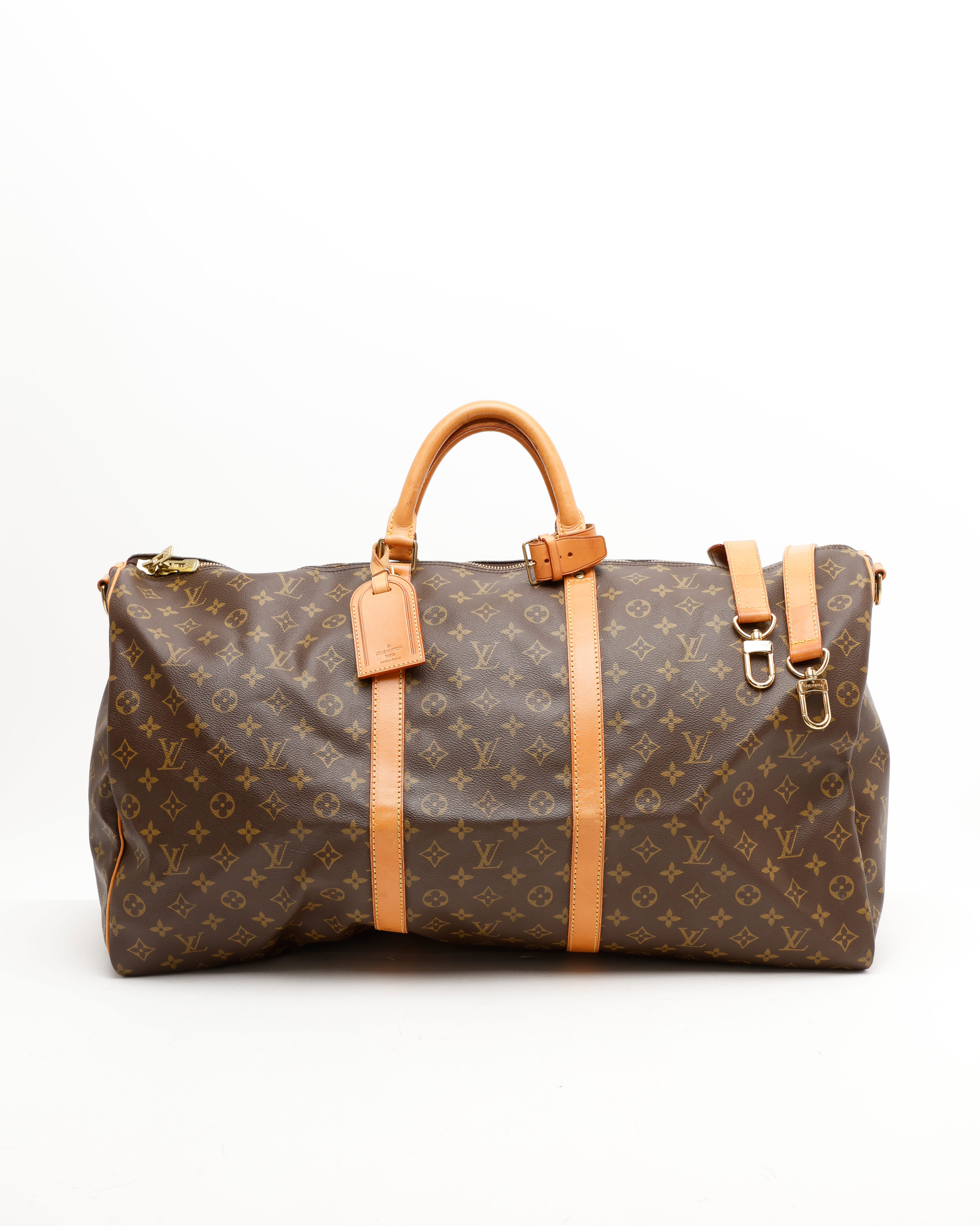 Louis Vuitton Monogram Keepall Bandoulière 60 Weekend Bag