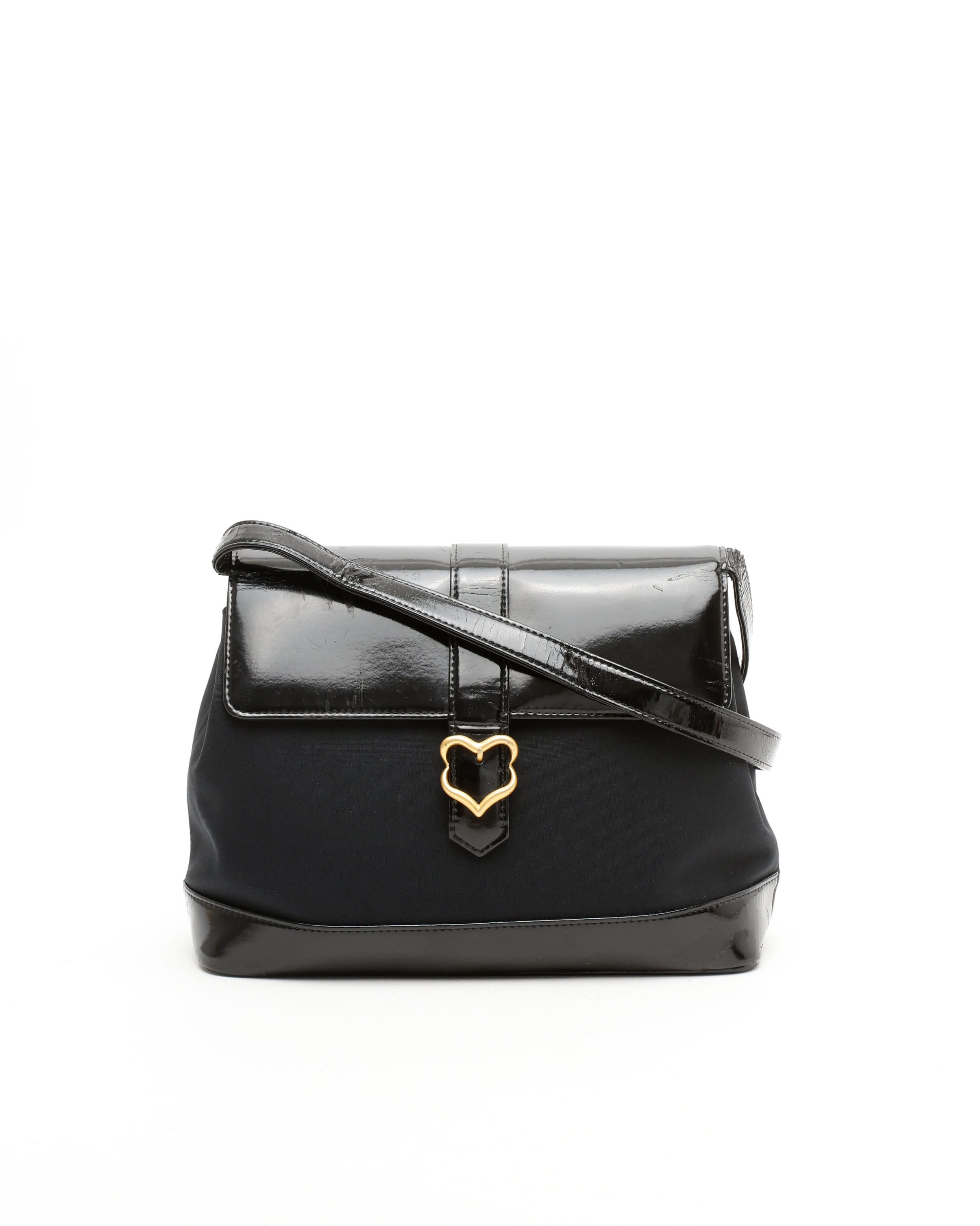 Saint Laurent Enamel Yves Shoulder Bag