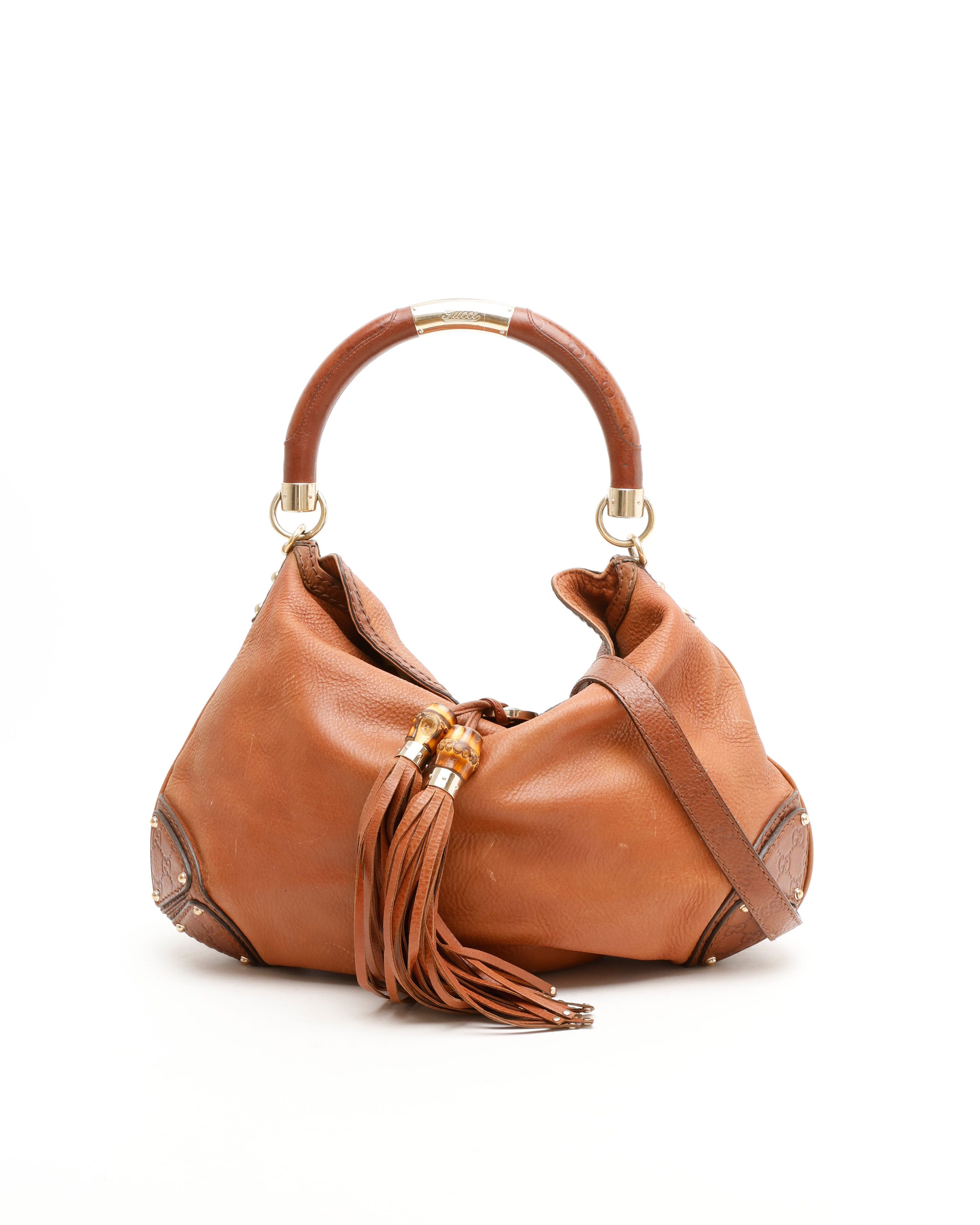 Gucci Large Bamboo Indy Bag