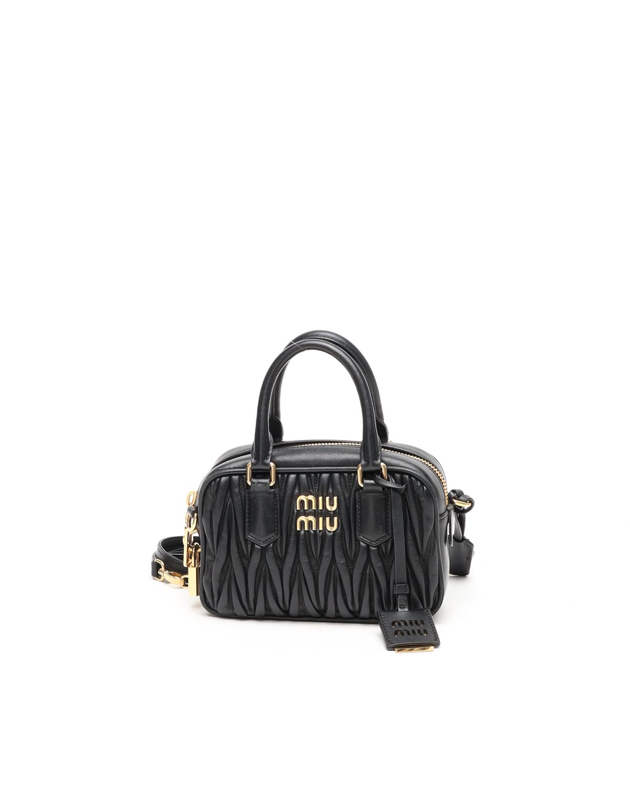 MIU MIU Arcadie Matelassé Nappa Micro Bag