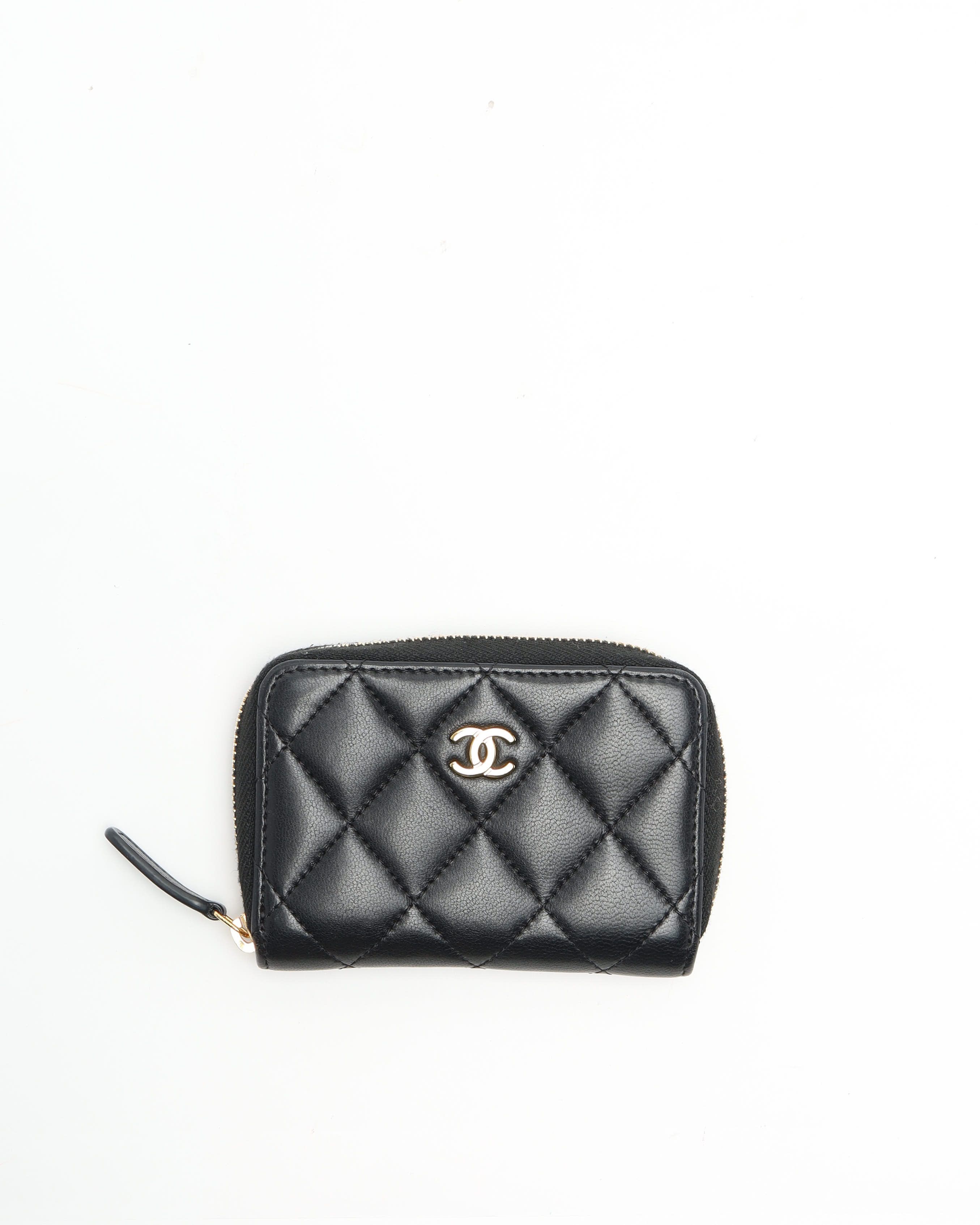 Chanel Zip Around Card Holder