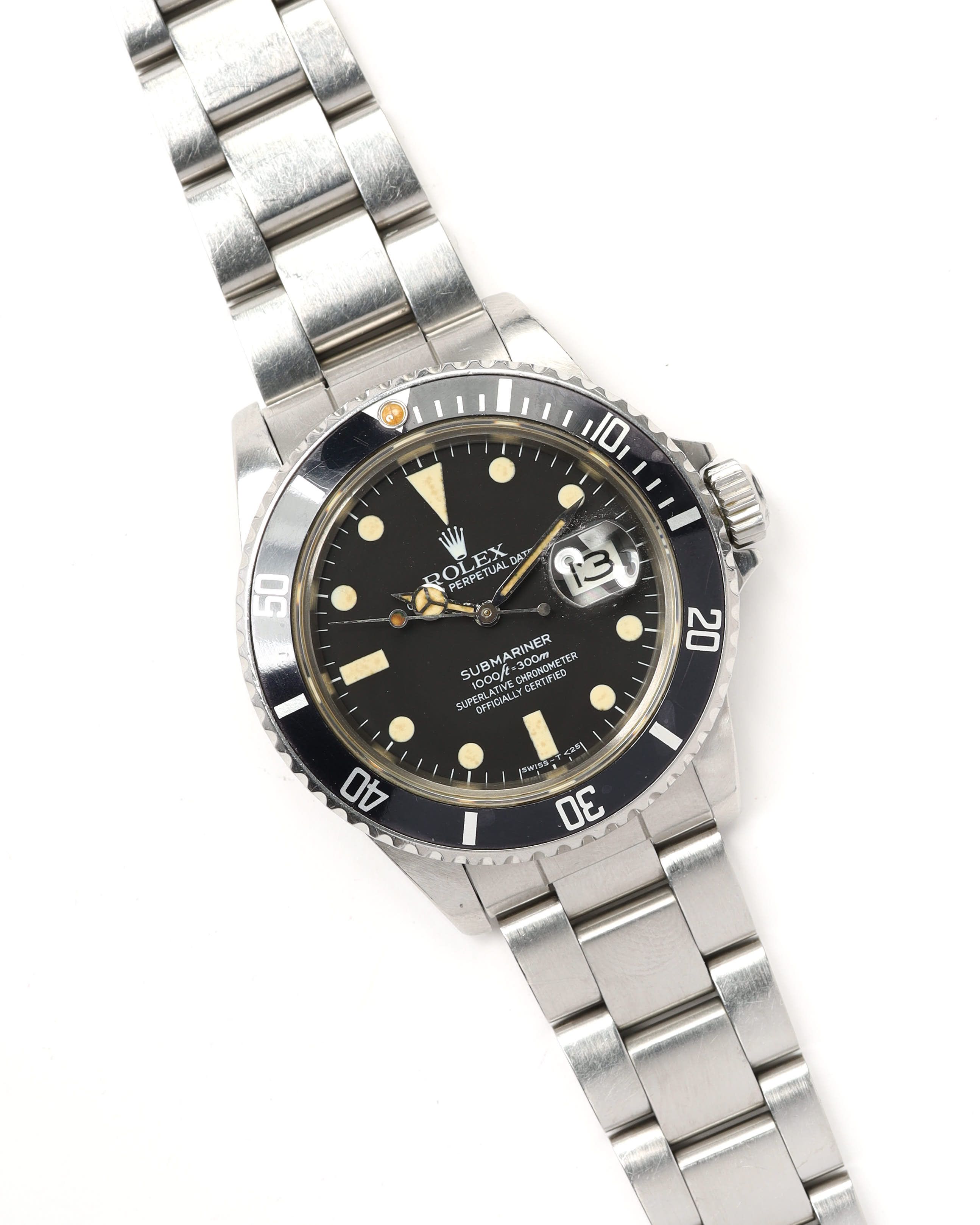Rolex Submariner 40mm Pallettoni Dial Ref 16800 1984 Watch