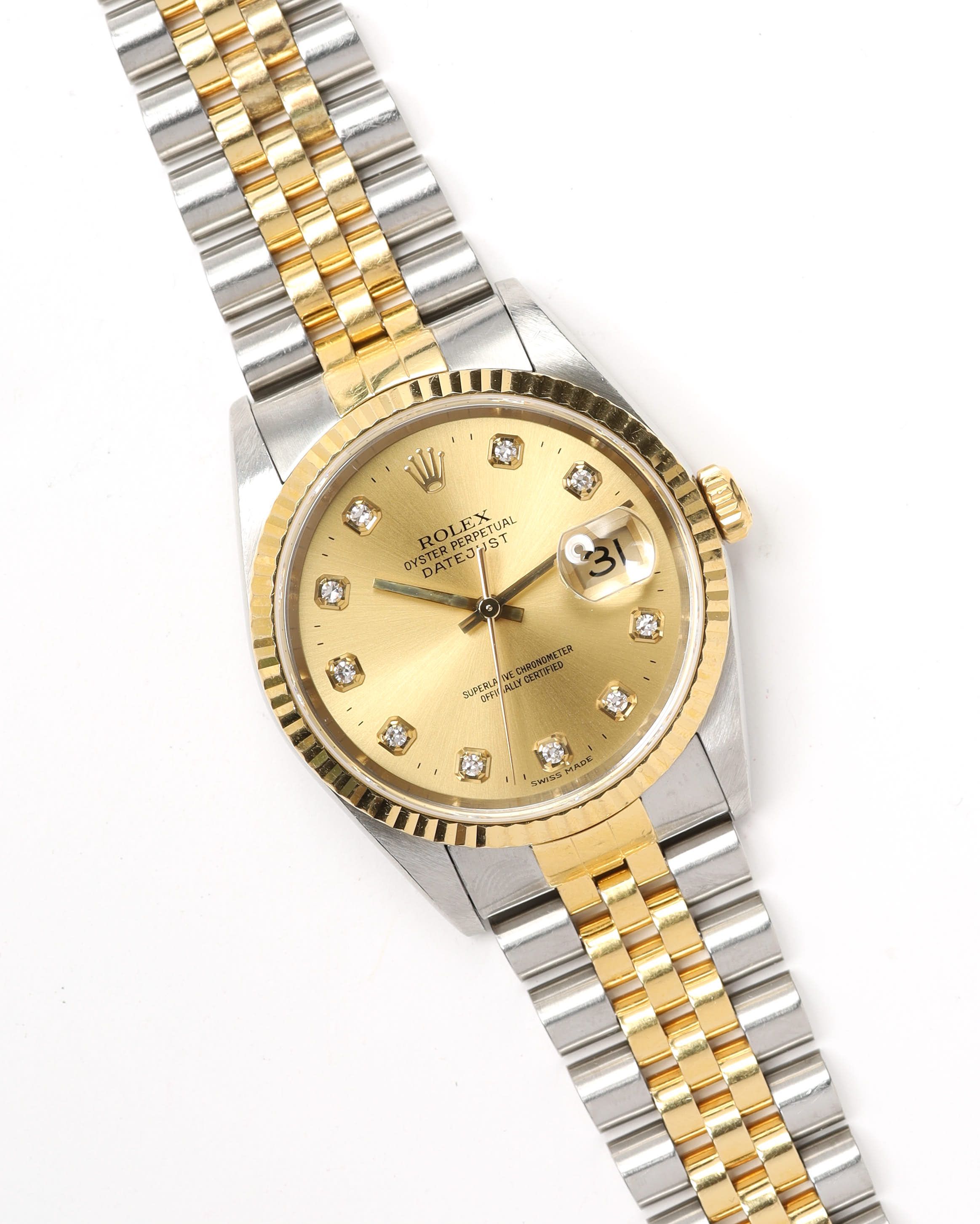 Rolex Datejust 36mm Ref 16233 Full Set 2000 Watch