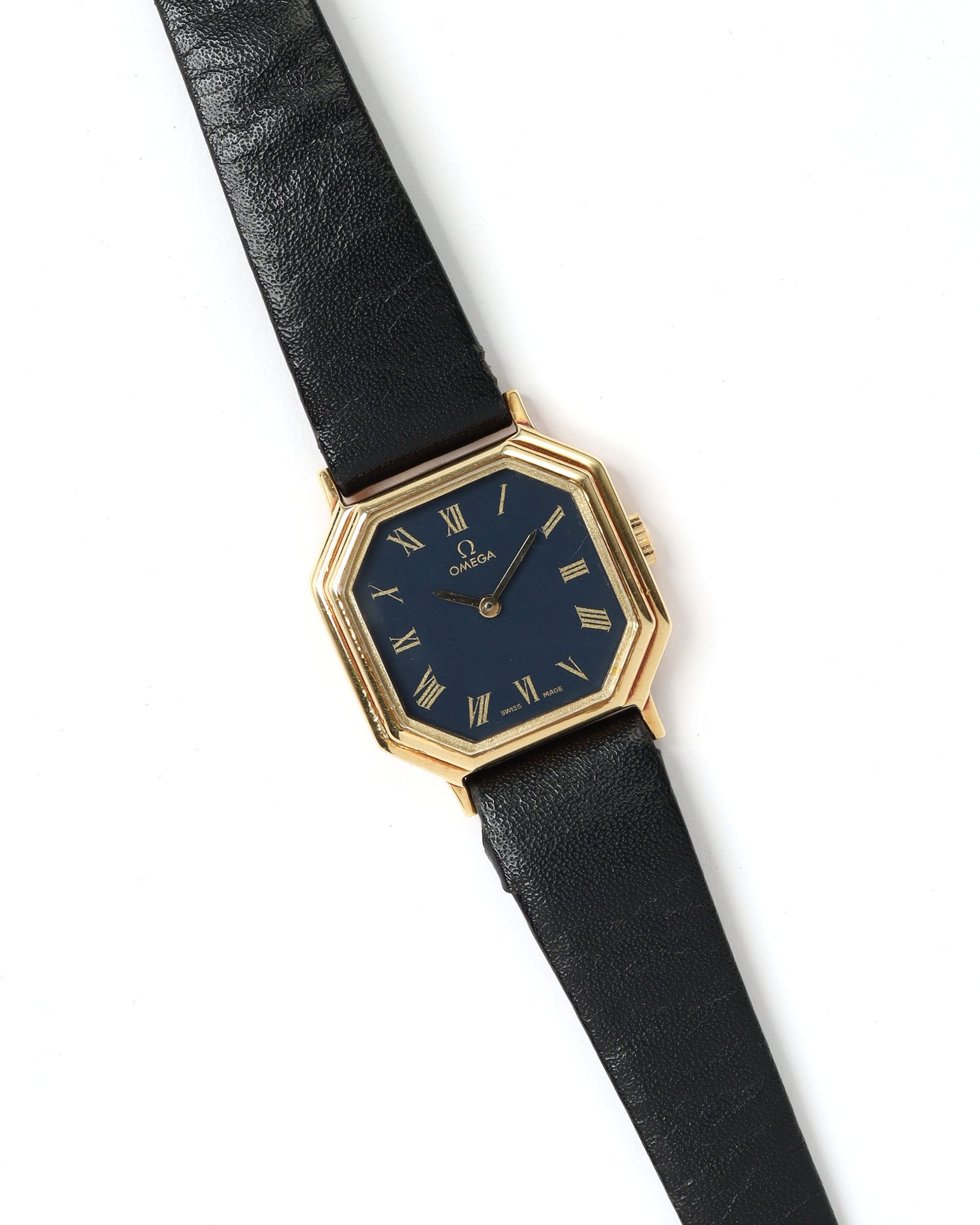 Omega 24mm Manual 18k Gold Watch