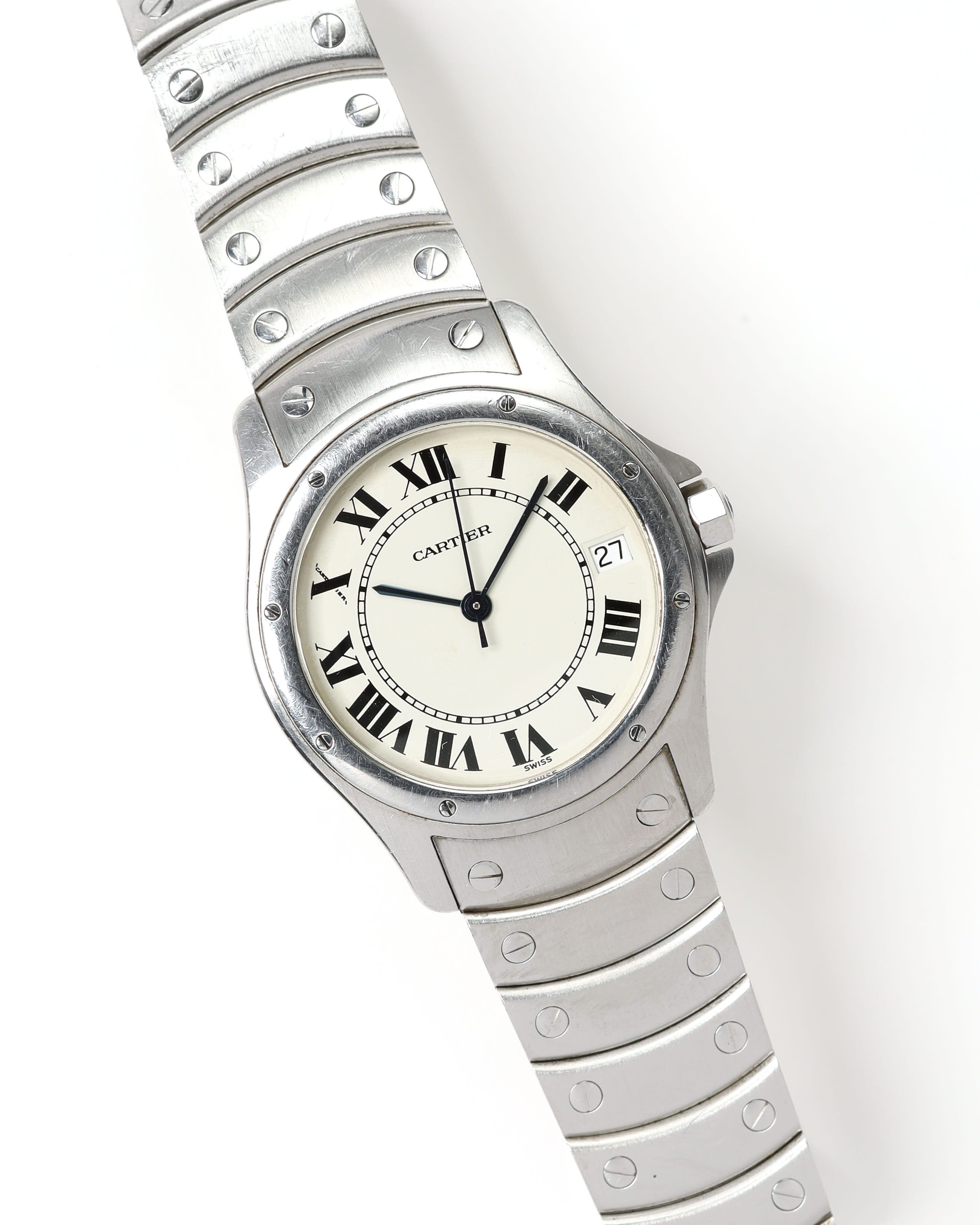 Cartier Santos Ronde 33mm Full Set 1995 Watch