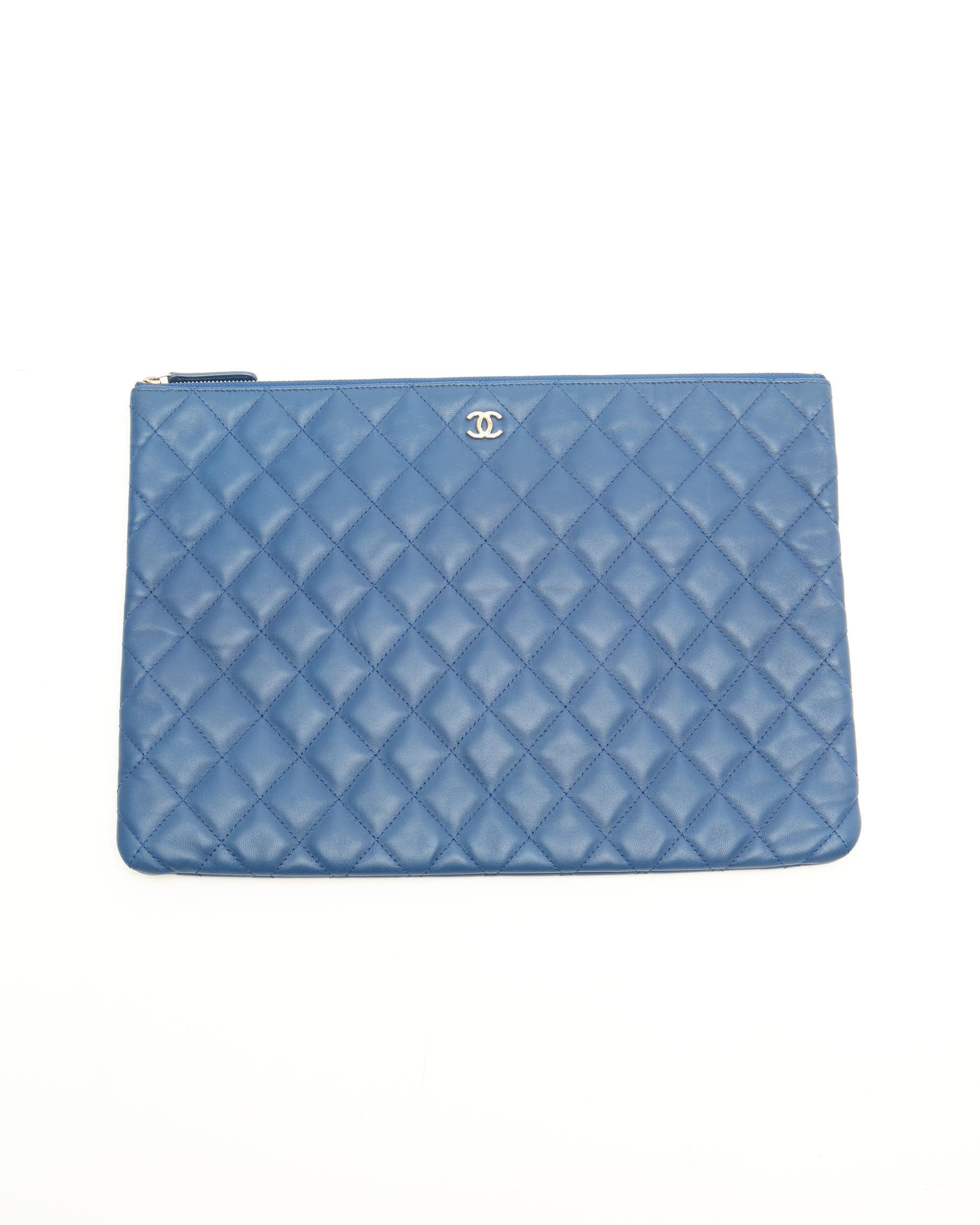 Chanel Coco Mark Lambskin Laptop Case, size 15-Inch