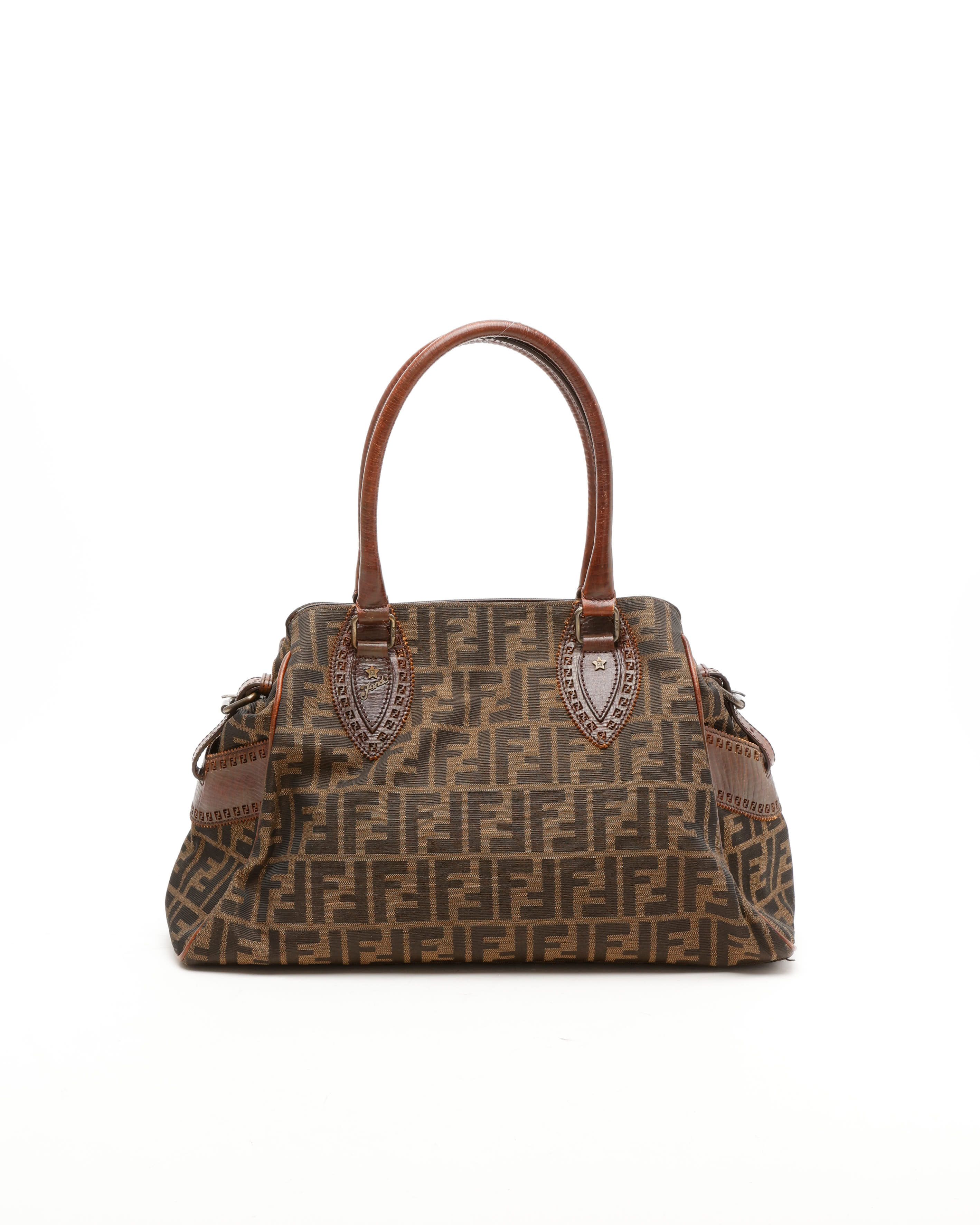 Fendi Zucca Hobo Bag