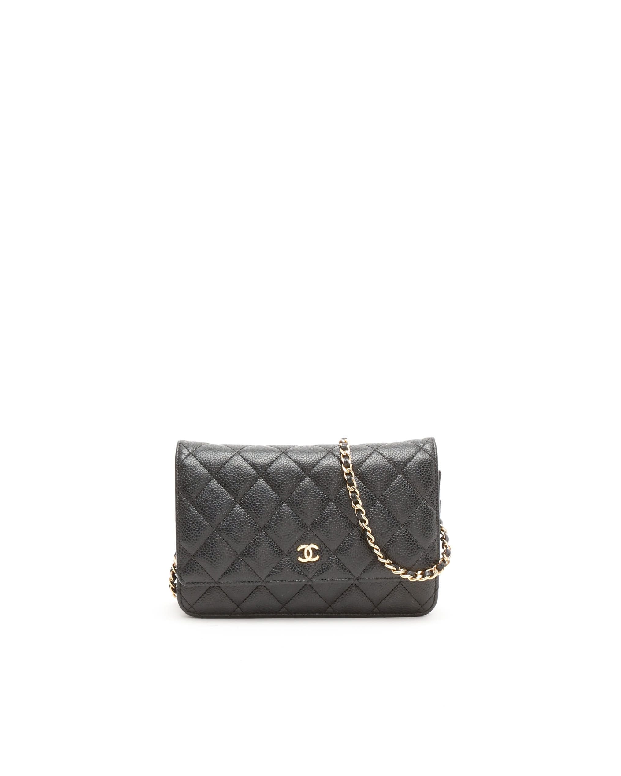 Chanel Classic Caviar Wallet On Chain Bag