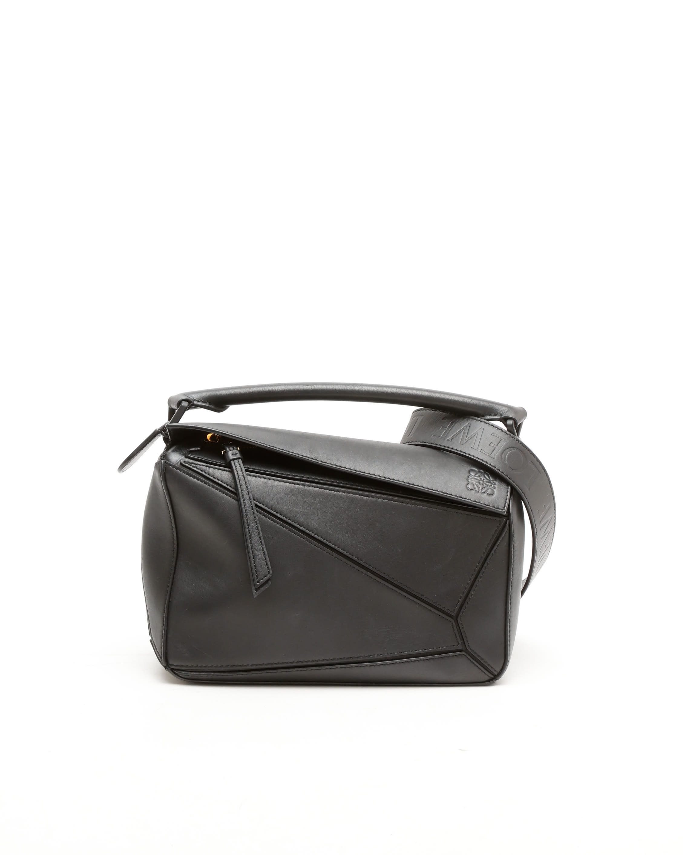 Loewe Small Satin Calfskin Puzzle Bag