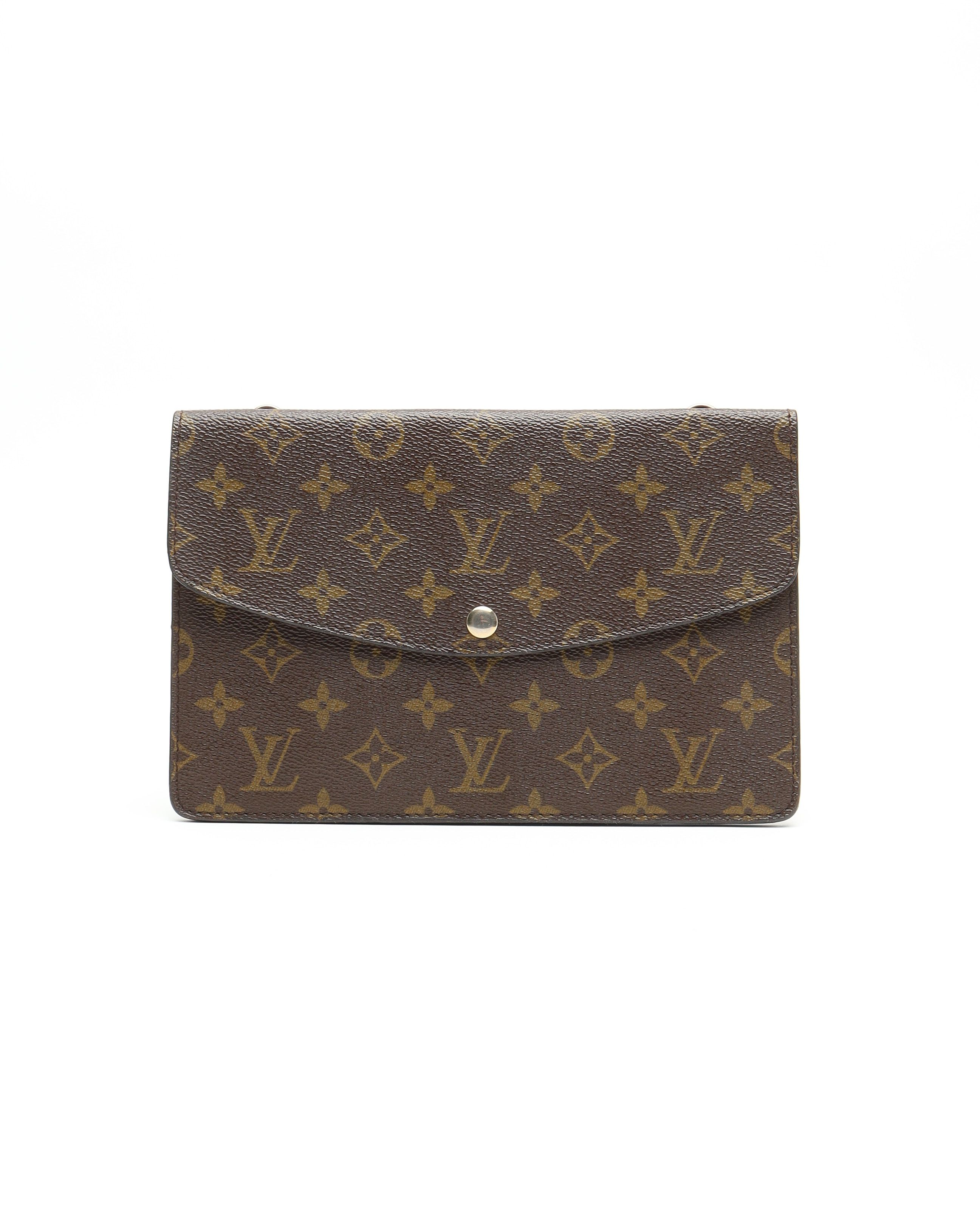Louis Vuitton Monogram Double Rabat Clutch