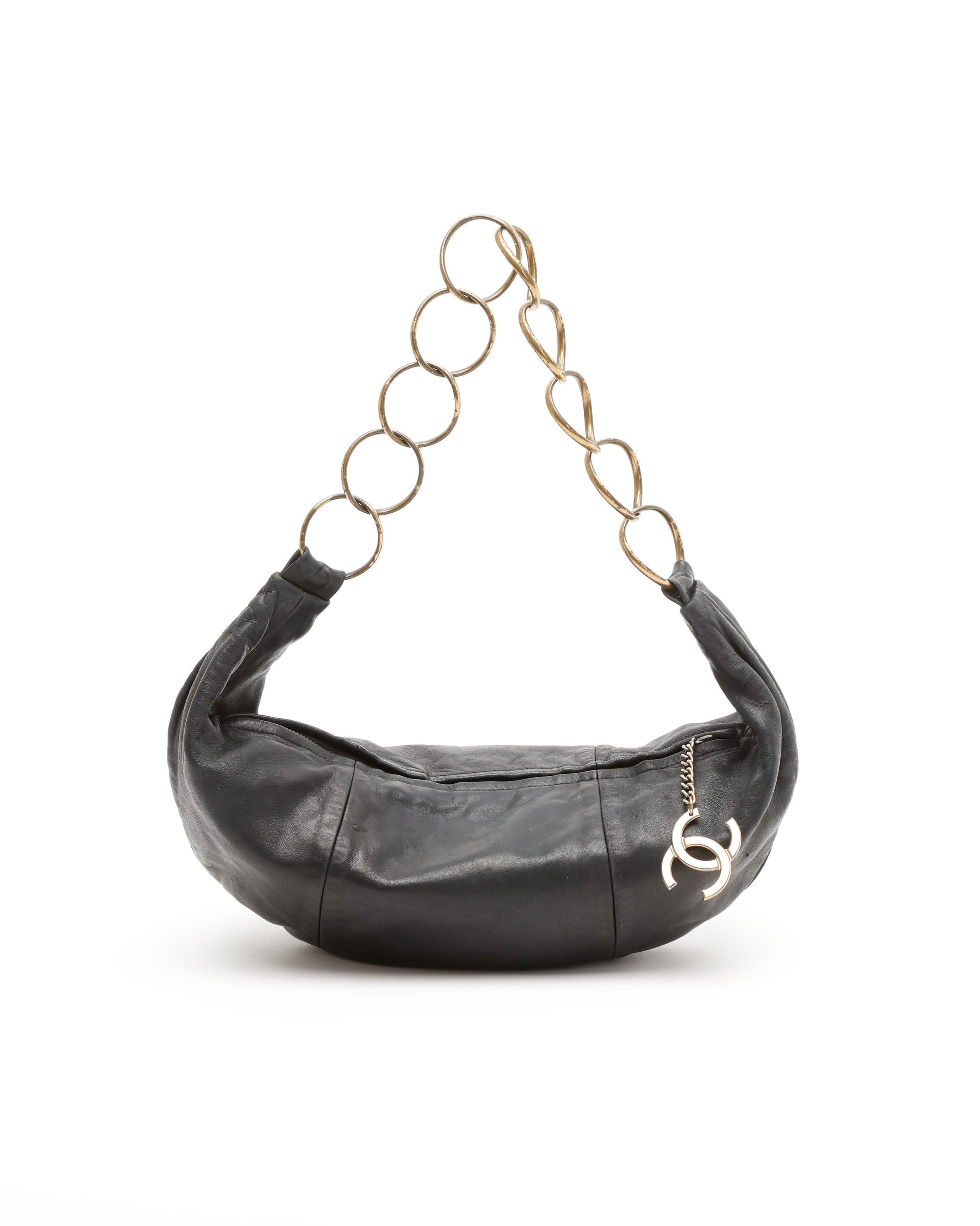 Chanel Half Moon Chain Shoulder Bag
