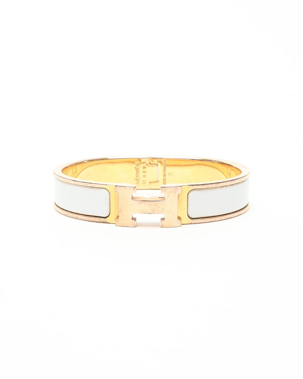 Pre-owned Hermes Hermès Clic H Bracelet In Multi