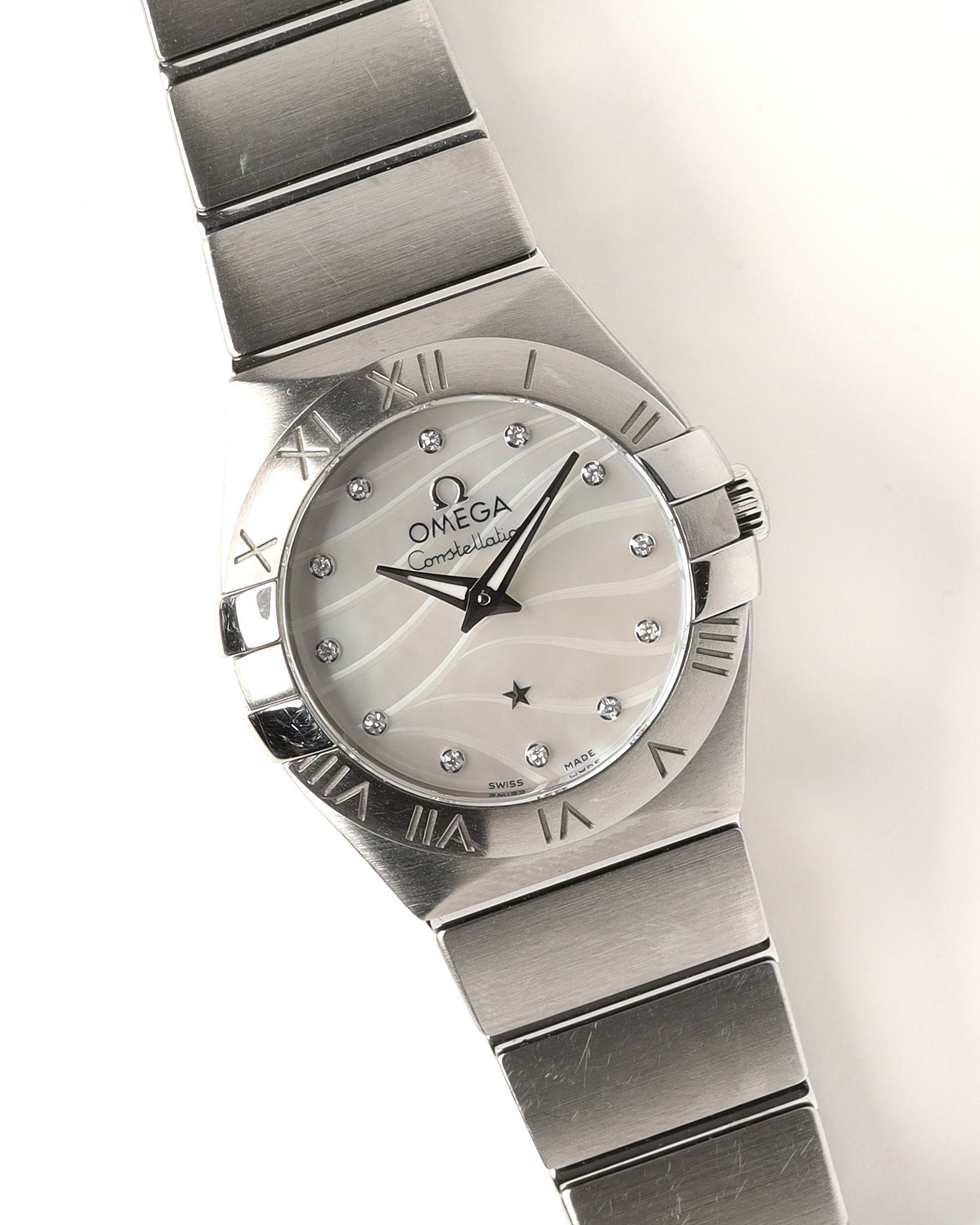 Omega Lady-Constellation 25mm ca 2015 Diamond Watch