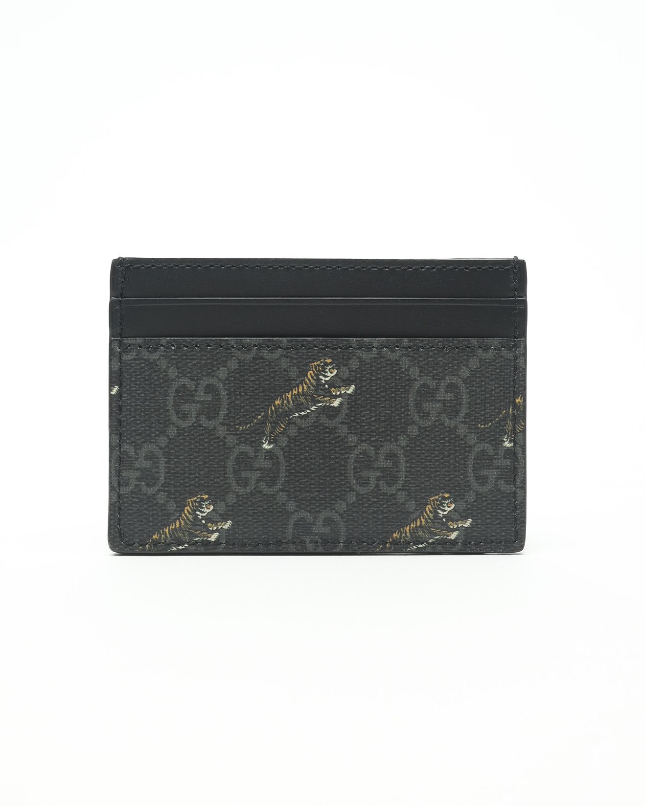 Gucci GG Supreme Tiger Card Holder