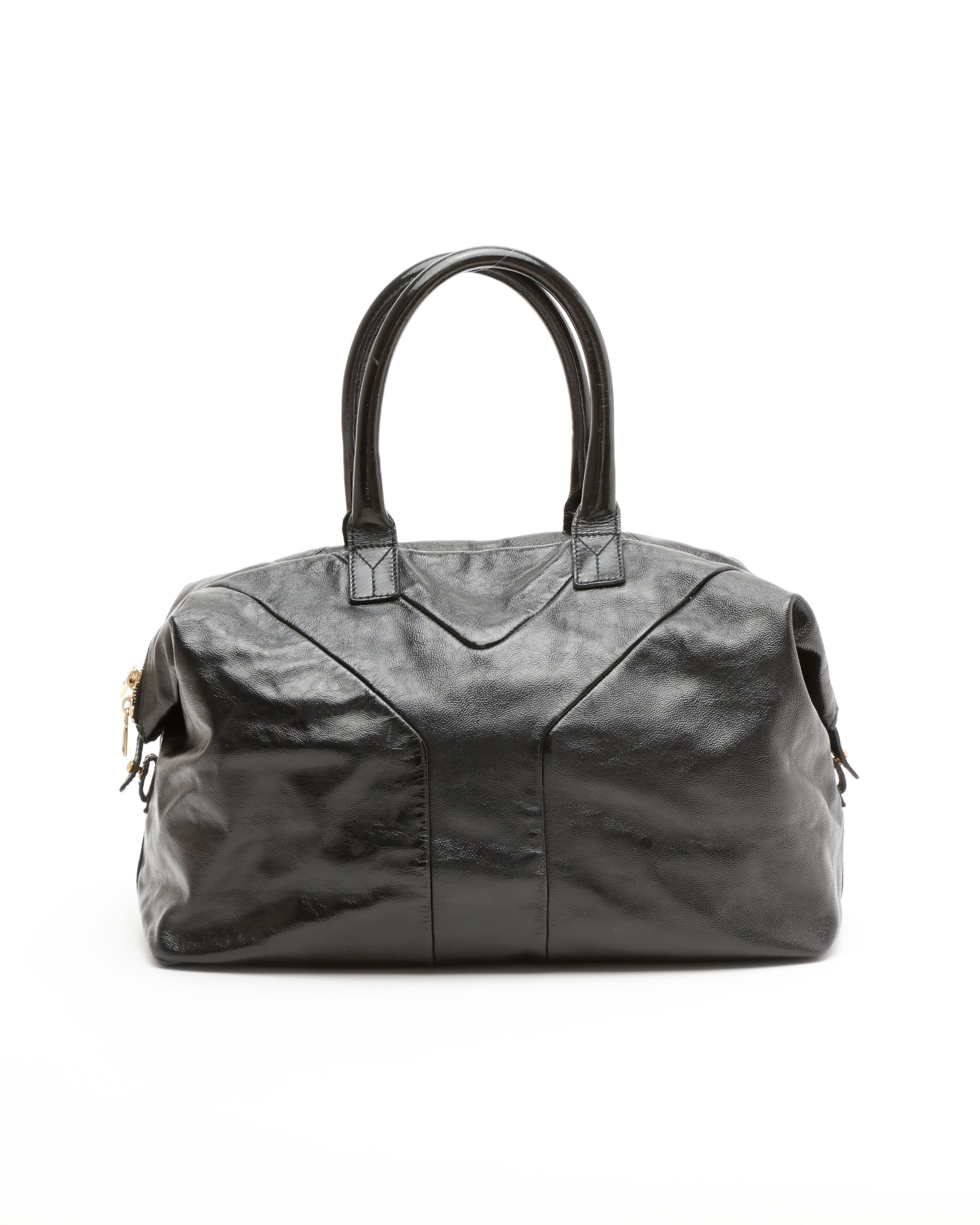Saint Laurent Patent Easy Y Boston Bag