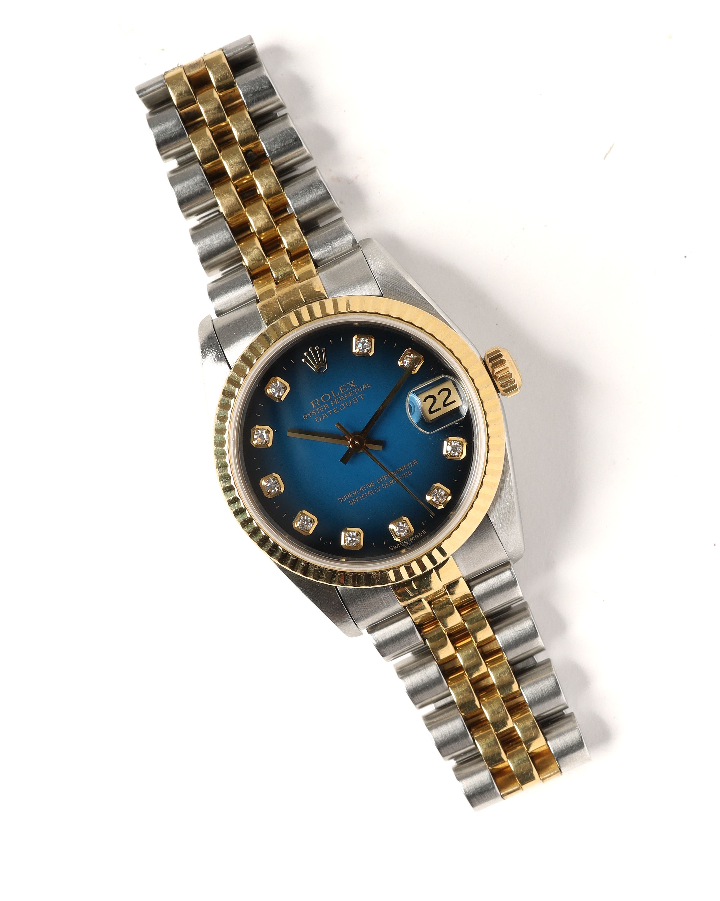 rolex datejust 31mm mid size rare dial 1995 watch