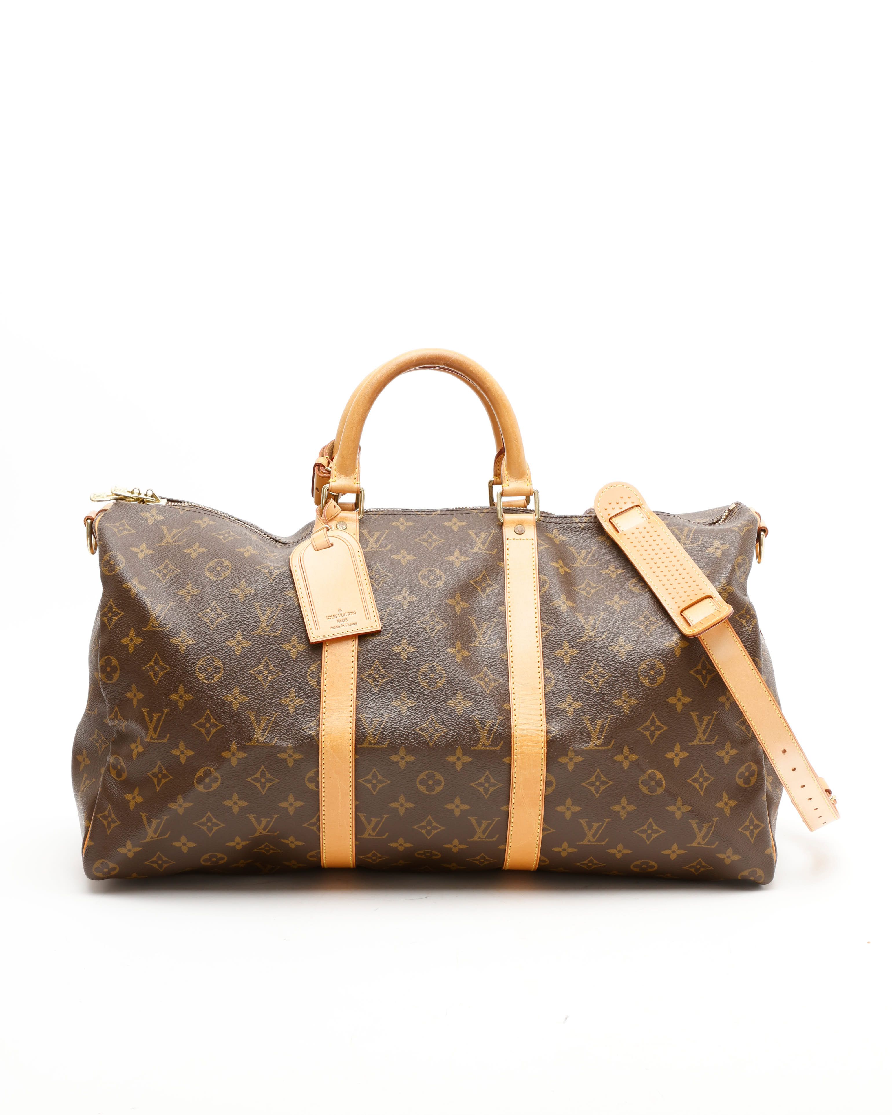 Louis Vuitton Monogram Keepall Bandoulière 50 Weekend Bag