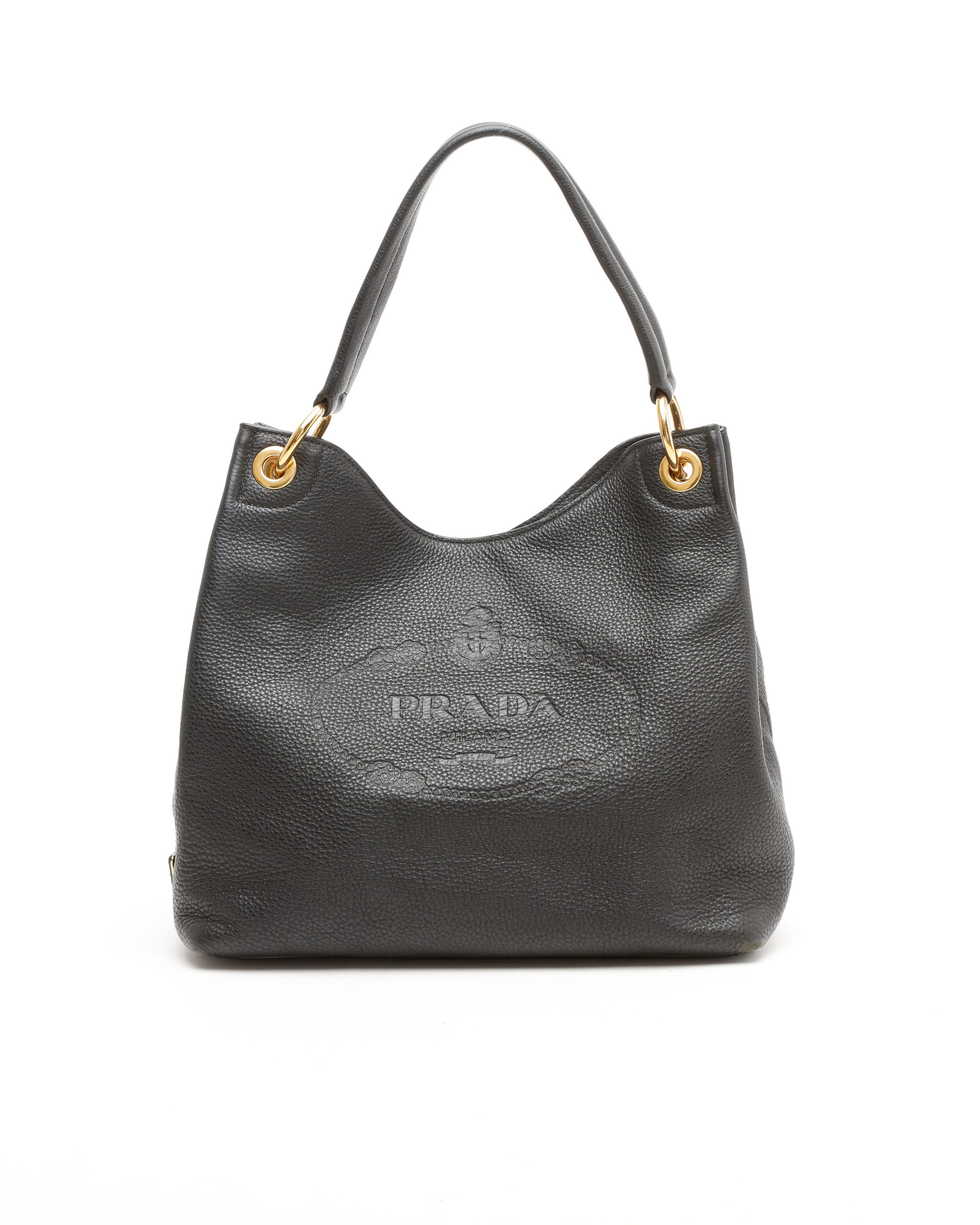 Prada Vitello Phenix Hobo Bag