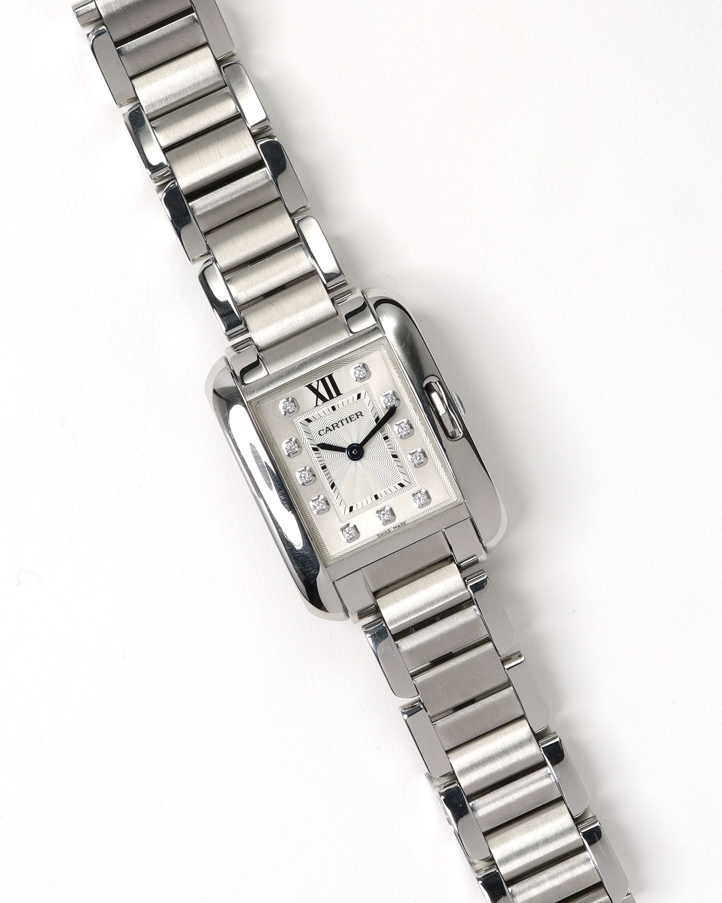 Cartier Tank Anglaise 23mm Diamond Dial ca 2015 Watch
