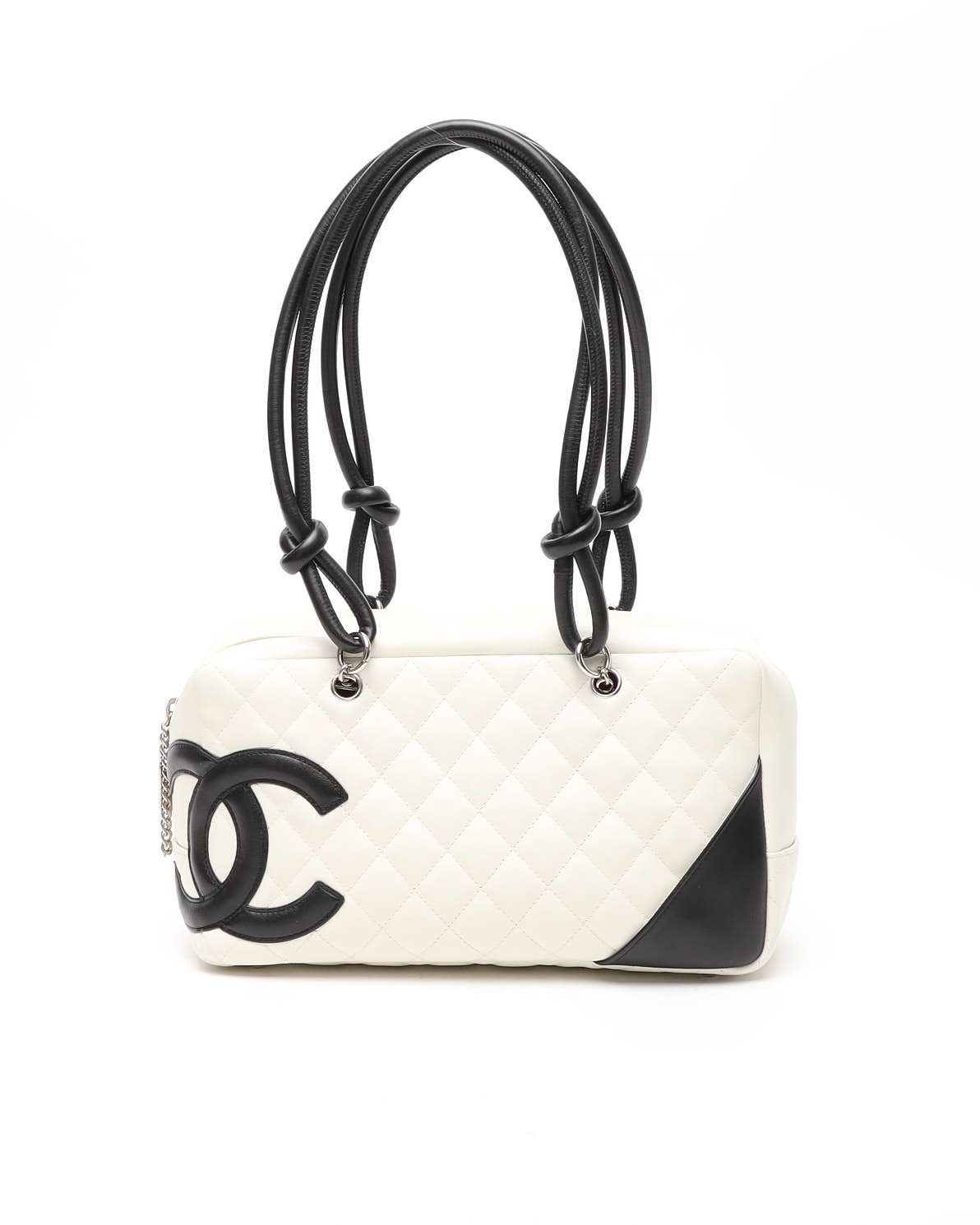 Chanel Lambskin Quilted Cambon Ligne Shoulder Bag