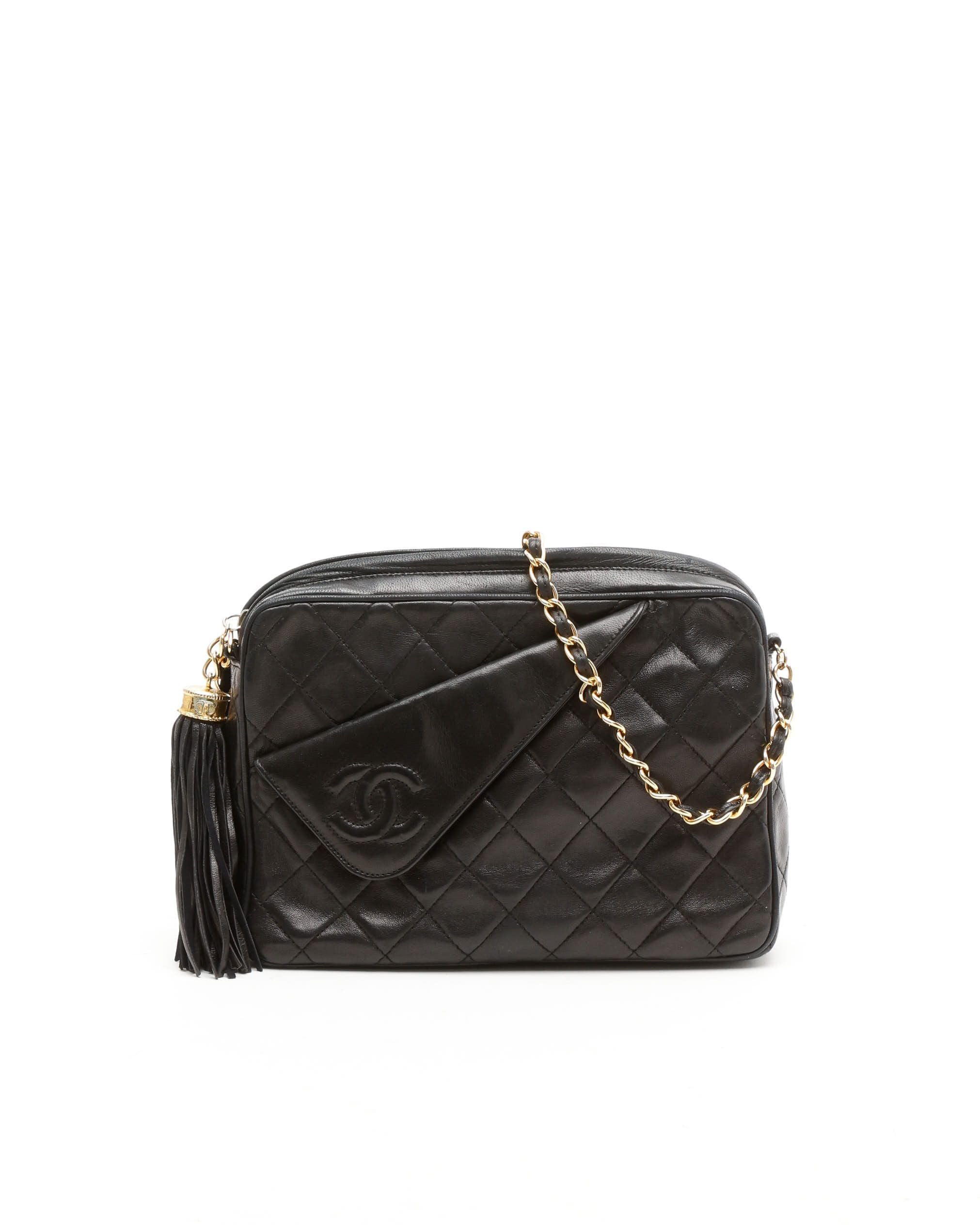 Chanel Lambskin Quilted CC Camera Bag